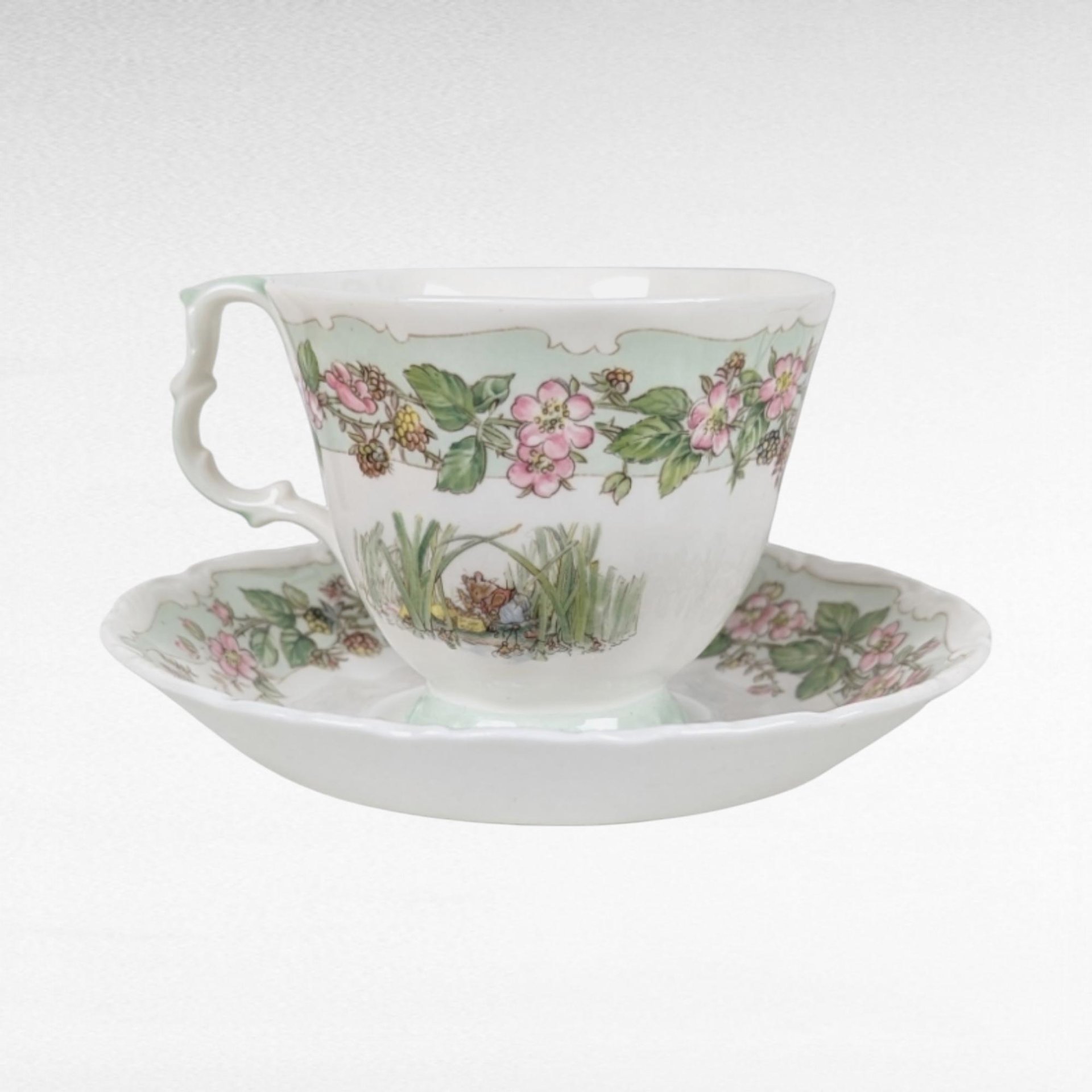 Royal Doulton Brambly Hedge "Summer" Cup and Saucer, Vintage Teacup,  Jill Barklem, Collectible China, Gift for Tea Lovers