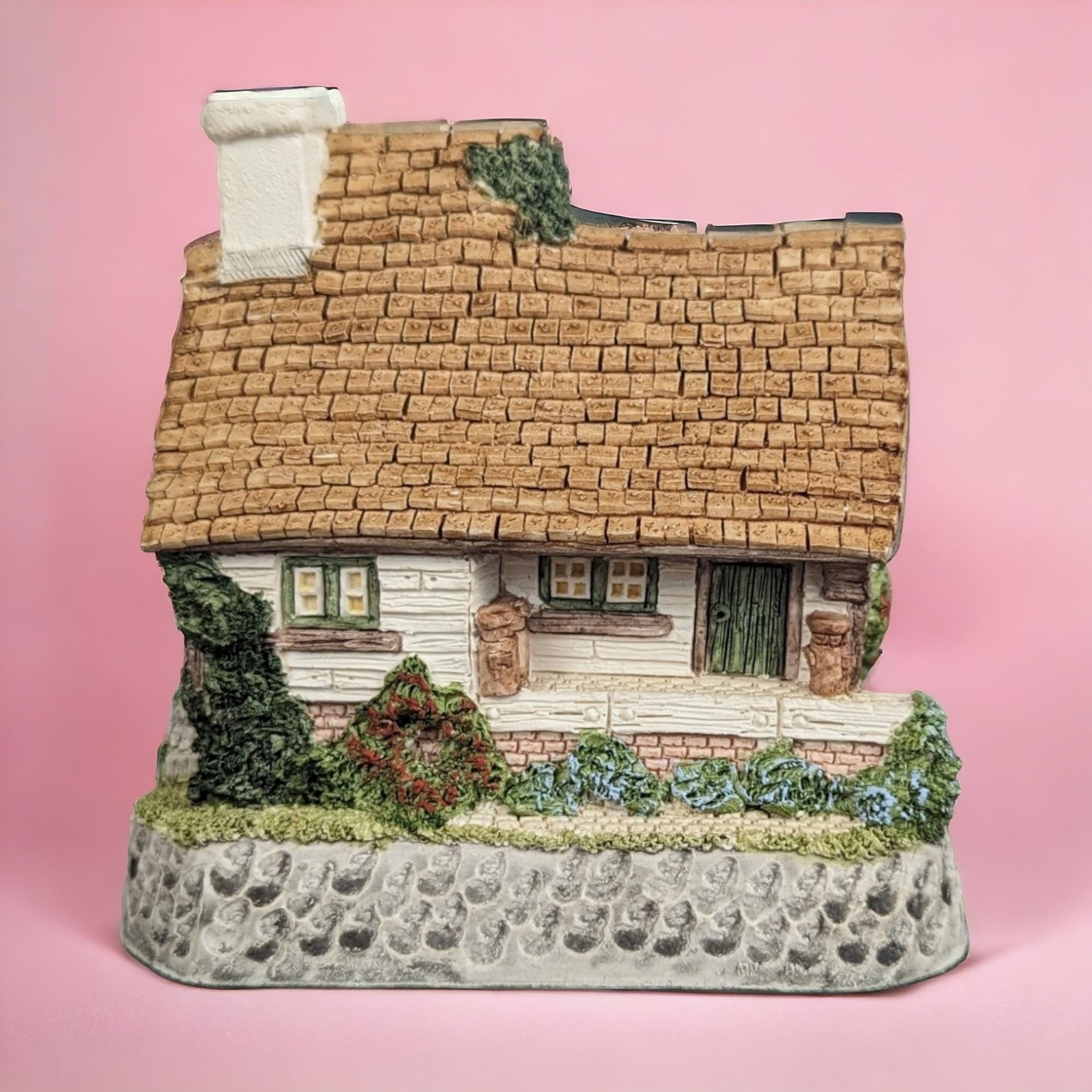 David Winter The Model Dairy Cottage | 1995 Handcrafted English Village Figurine | Collectible Miniature with Box | 4 Inches