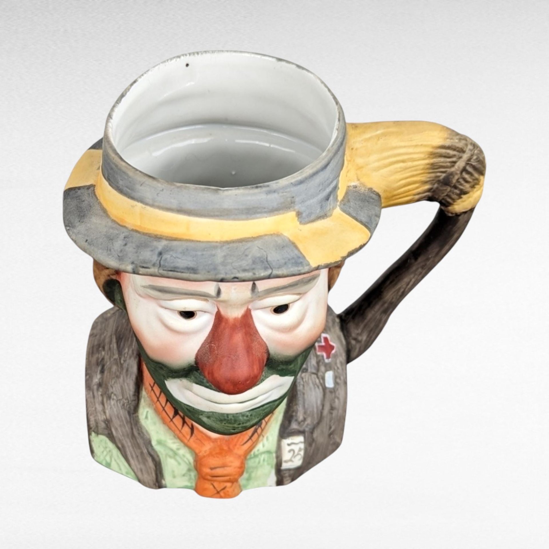 Emmett Kelly Jr. Musical Mug | Flambro Clown Mug | Ceramic Clown Vase | Collectible Clown