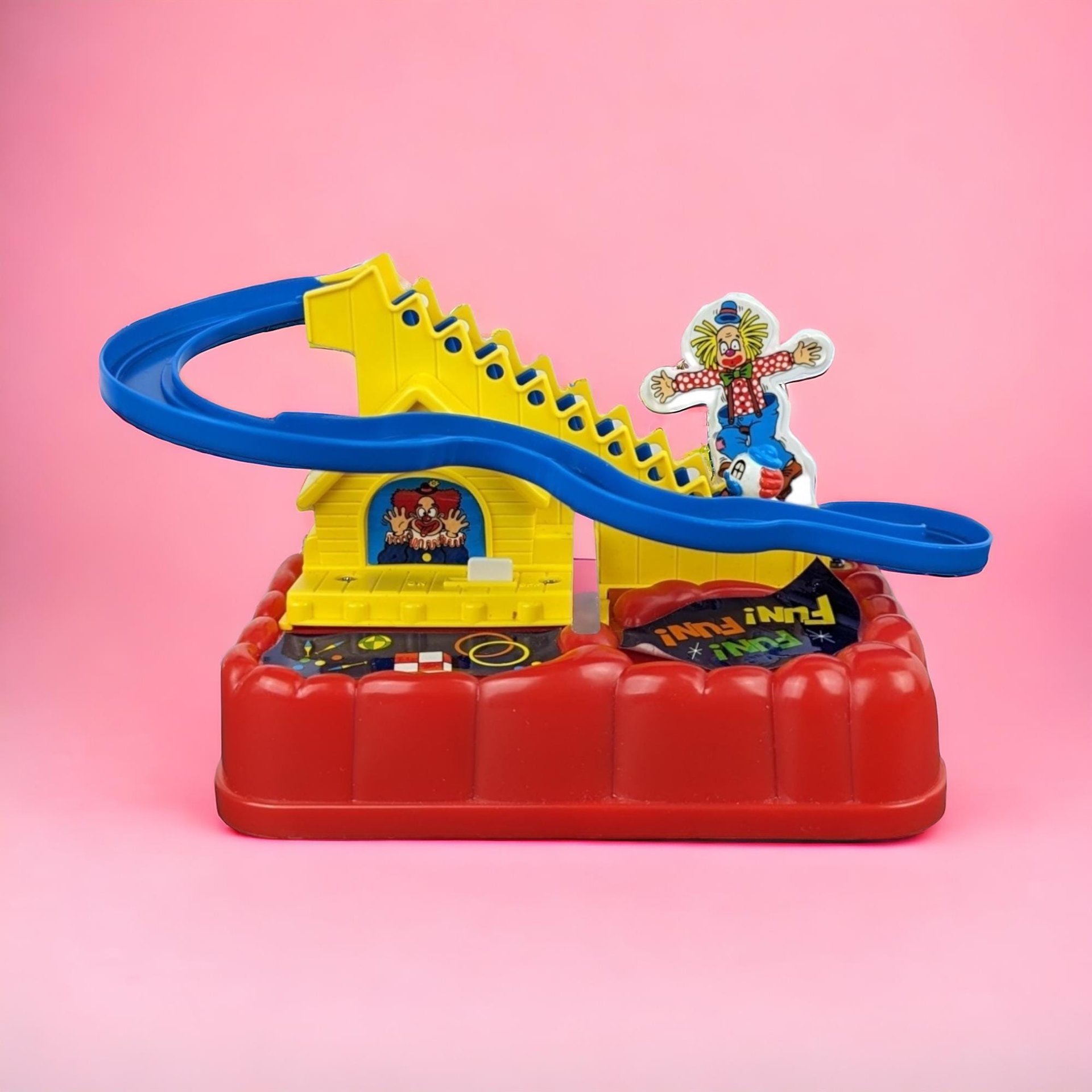 1990 Clown Around Animated Toy | Vintage Battery Operated Toy | Circus Toy with Box | Gift for Collector