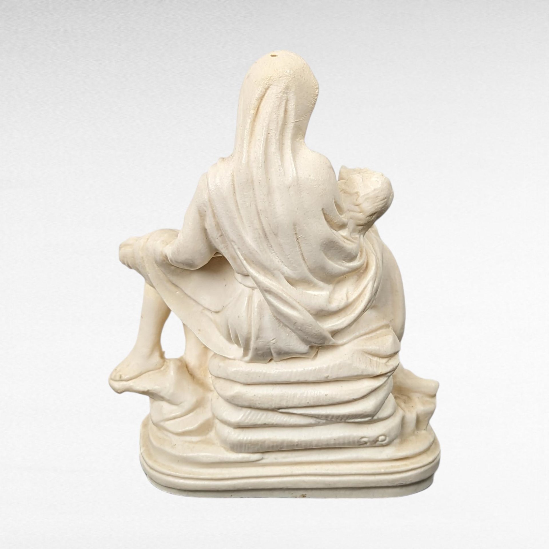 Vintage Italian Pieta Statue, Michelangelo Inspired Sculpture, Religious Figurine, Mary and Jesus Sculpture, Catholic Art, Home Altar Decor