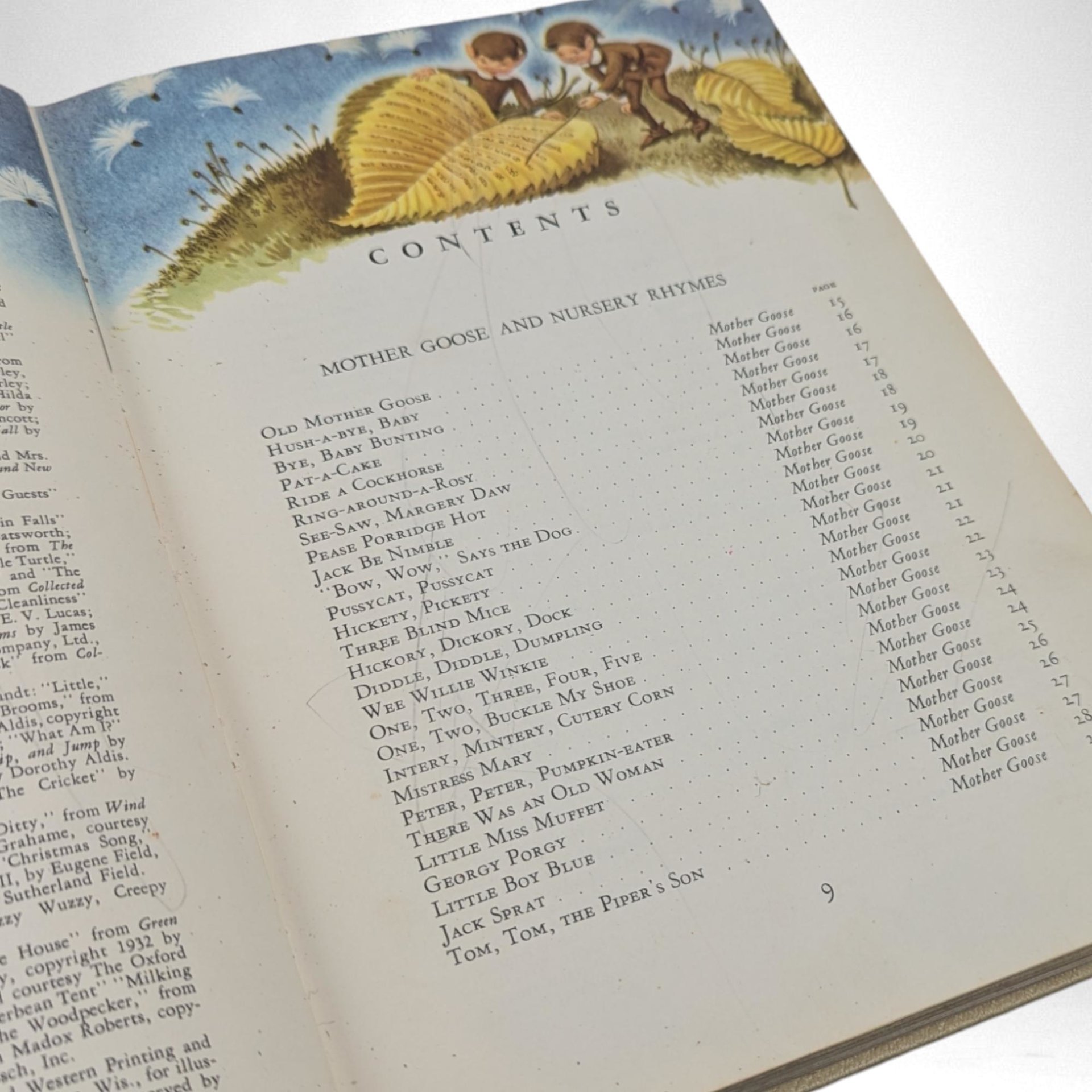 Vintage 1947 Childcraft Poems of Early Childhood | Hardcover Book | Illustrated Children's Poetry | 200 Pages