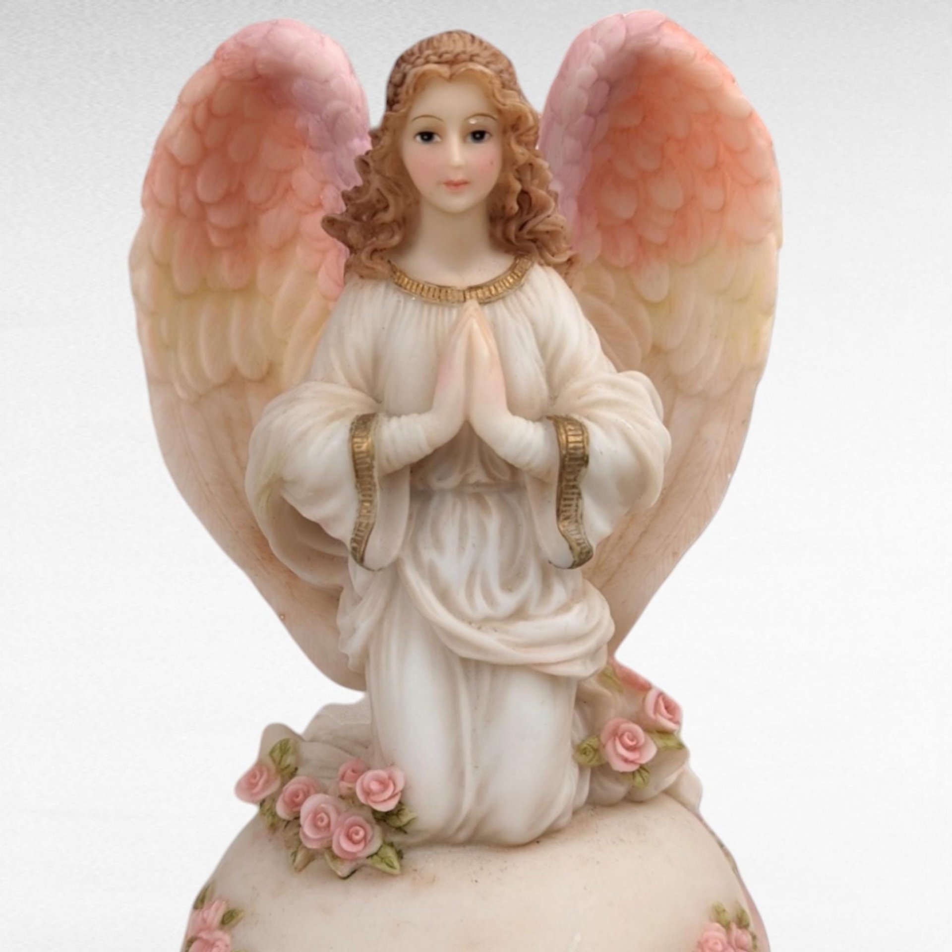 1995 Roman Seraphim Classic "The Rainbow's End" Angel Music Box, Collectible Music Box, Gift for Angel Lovers