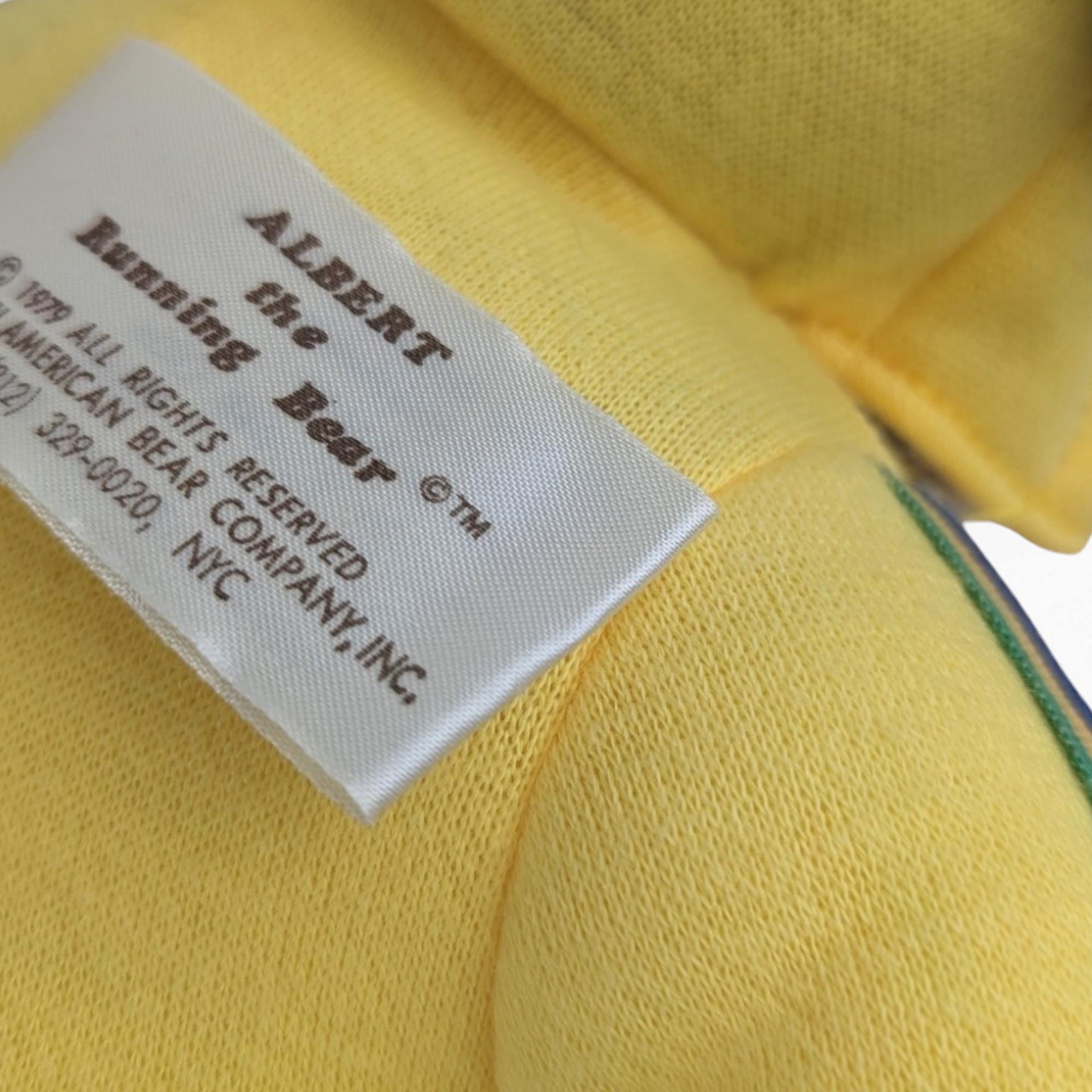 Vintage 1979 Albert the Running Bear Plush - 13" North American Bear Co. -  Collectible Teddy Bear -  Jogging Bear