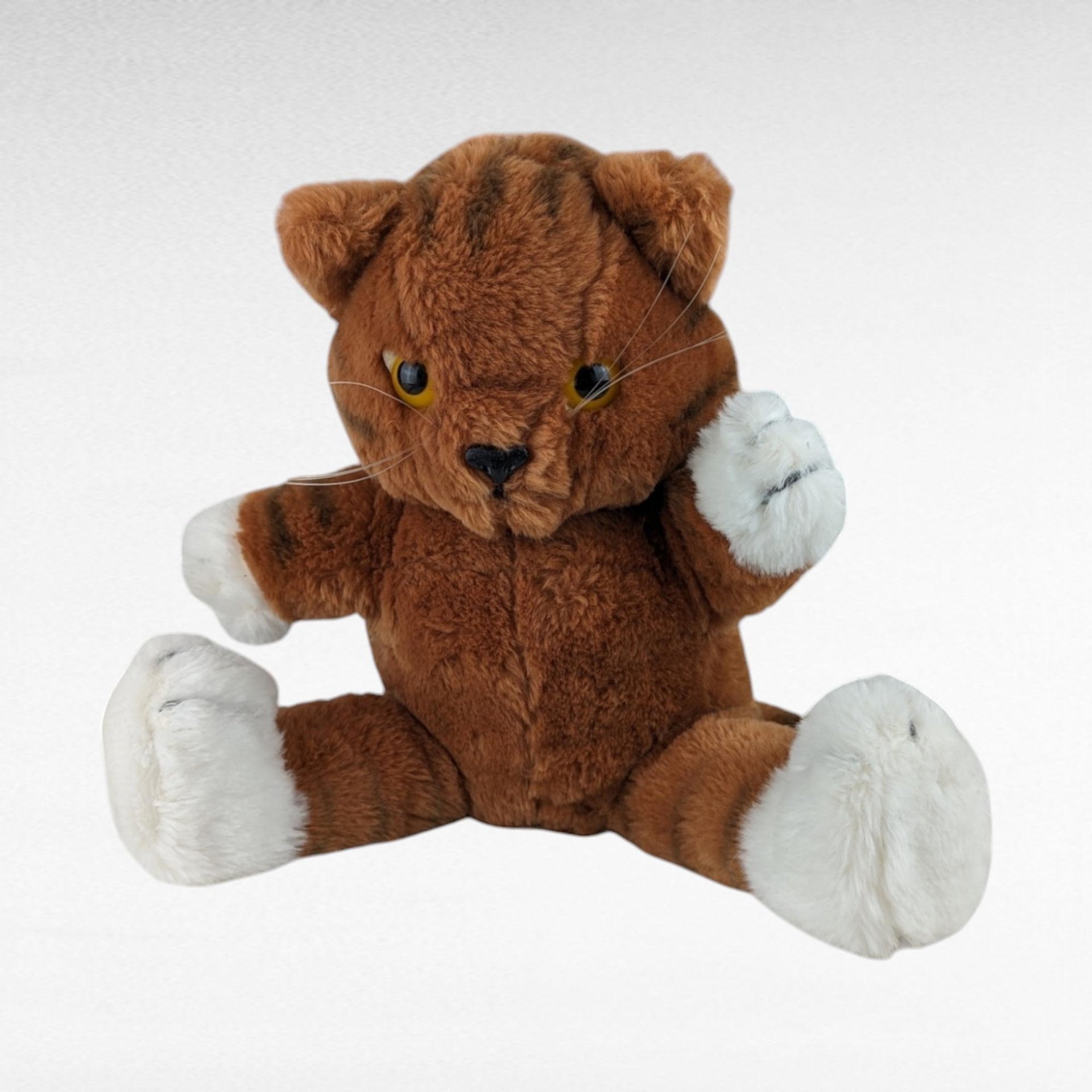 Vintage 1982 Dakin Meow Mix Talking Cat Plush - 9.5"  Stuffed Animal -  Interactive Toy -  Collectible Plush