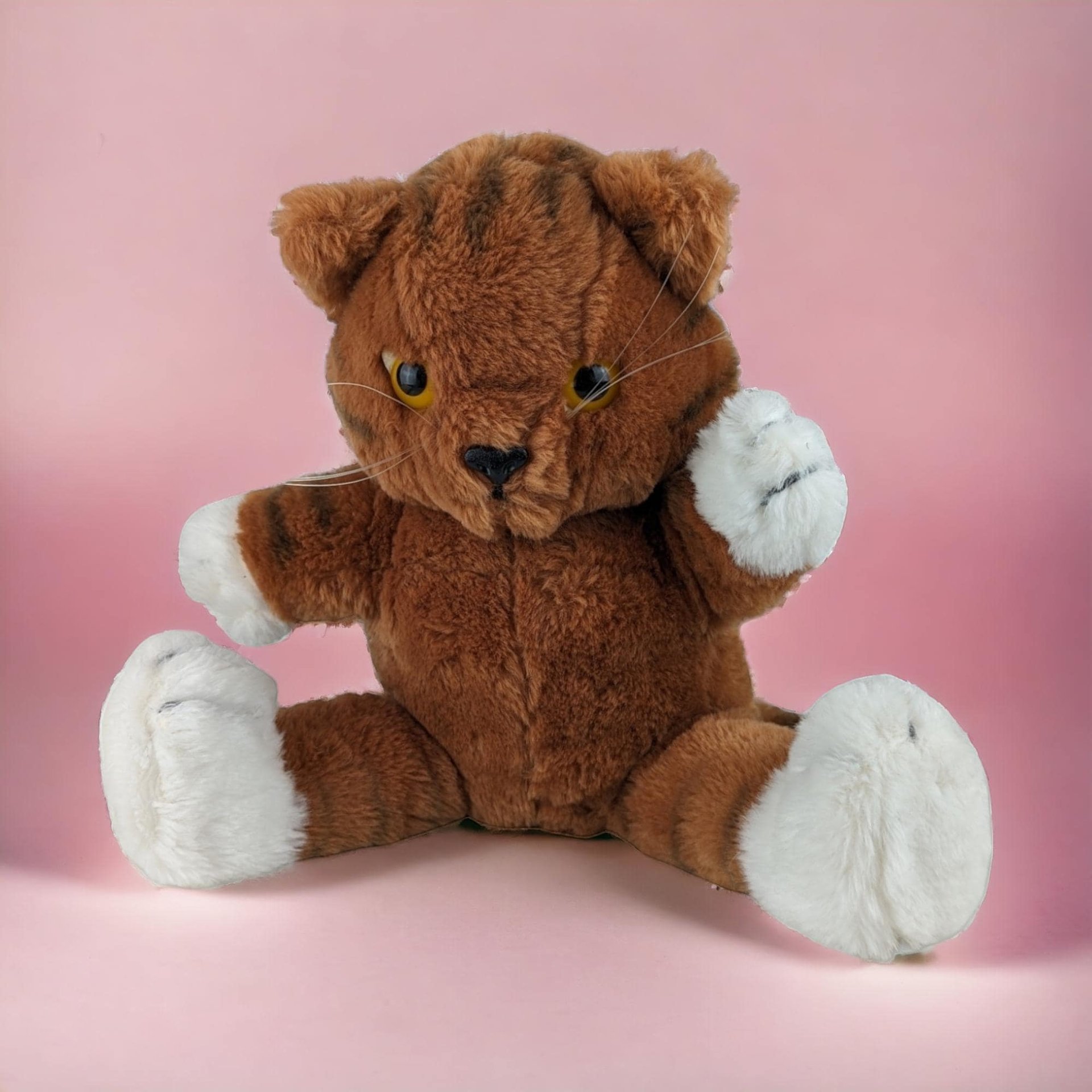 Vintage 1982 Dakin Meow Mix Talking Cat Plush - 9.5"  Stuffed Animal -  Interactive Toy -  Collectible Plush