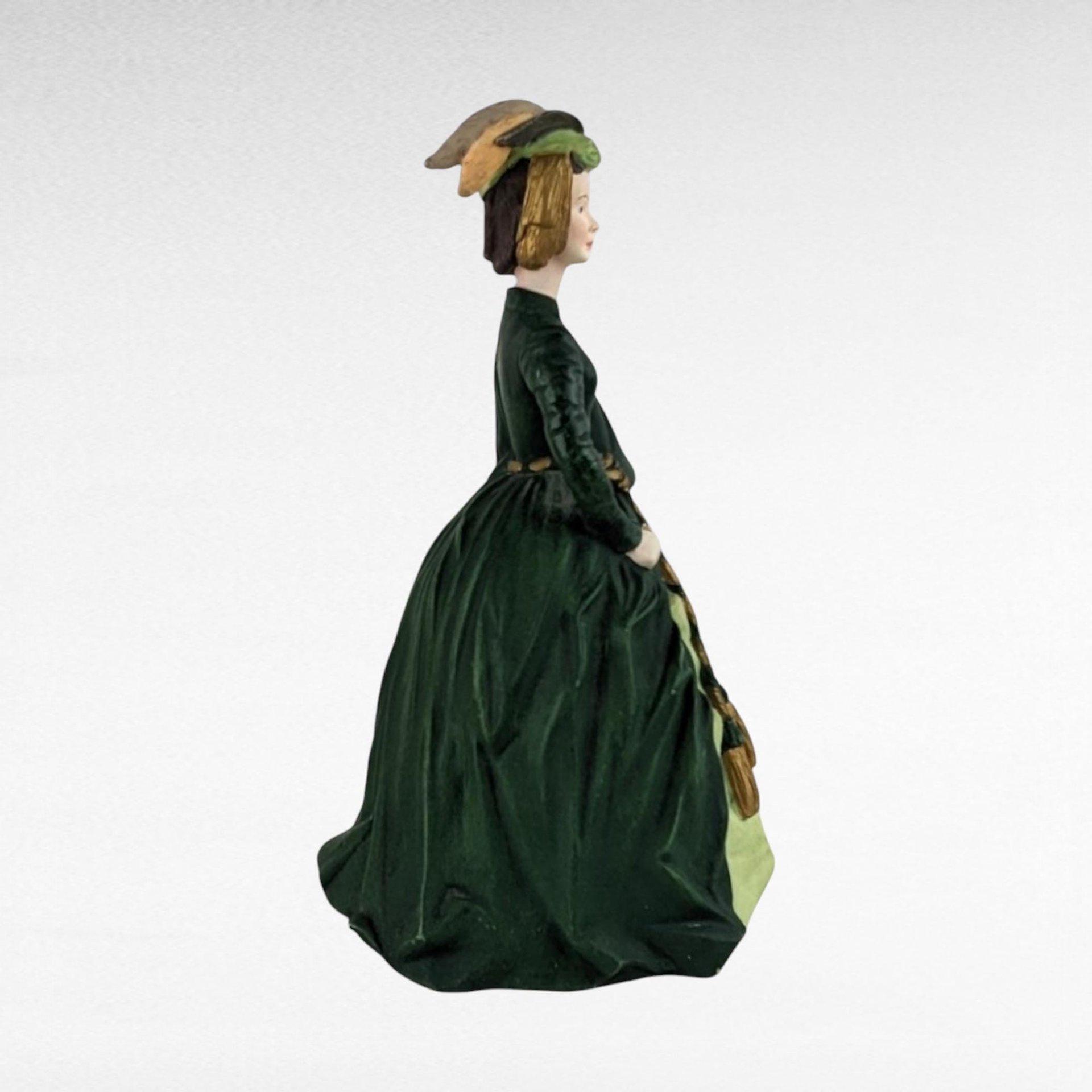 1992 Dave Grossman "Gone with the Wind" Scarlett O'Hara Figurine - Green Gown -  8 1/2 Inches Tall