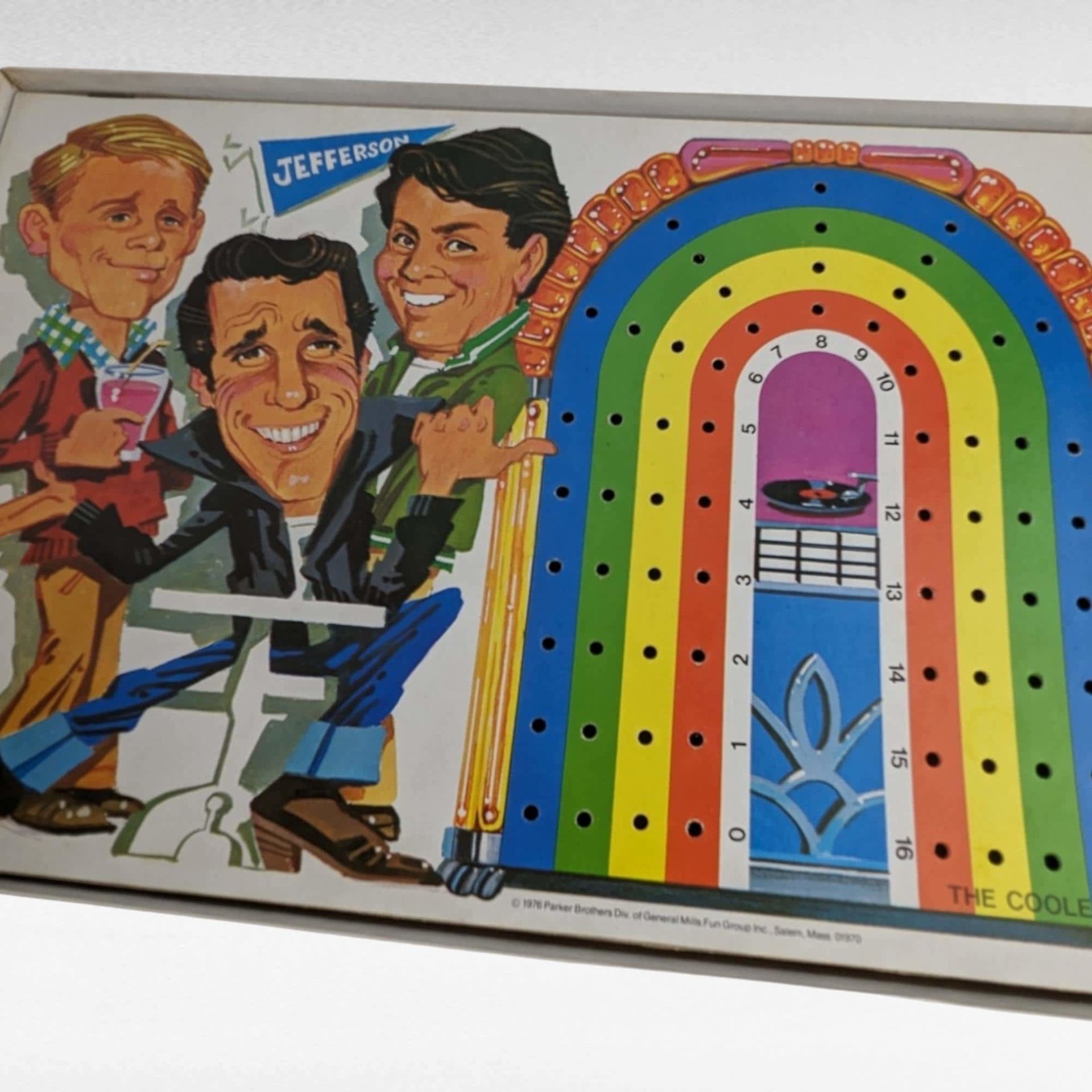 Vintage 1976 Happy Days Fonzie's Real Cool Game | Parker Brothers Board Game | Retro TV Show Collectible