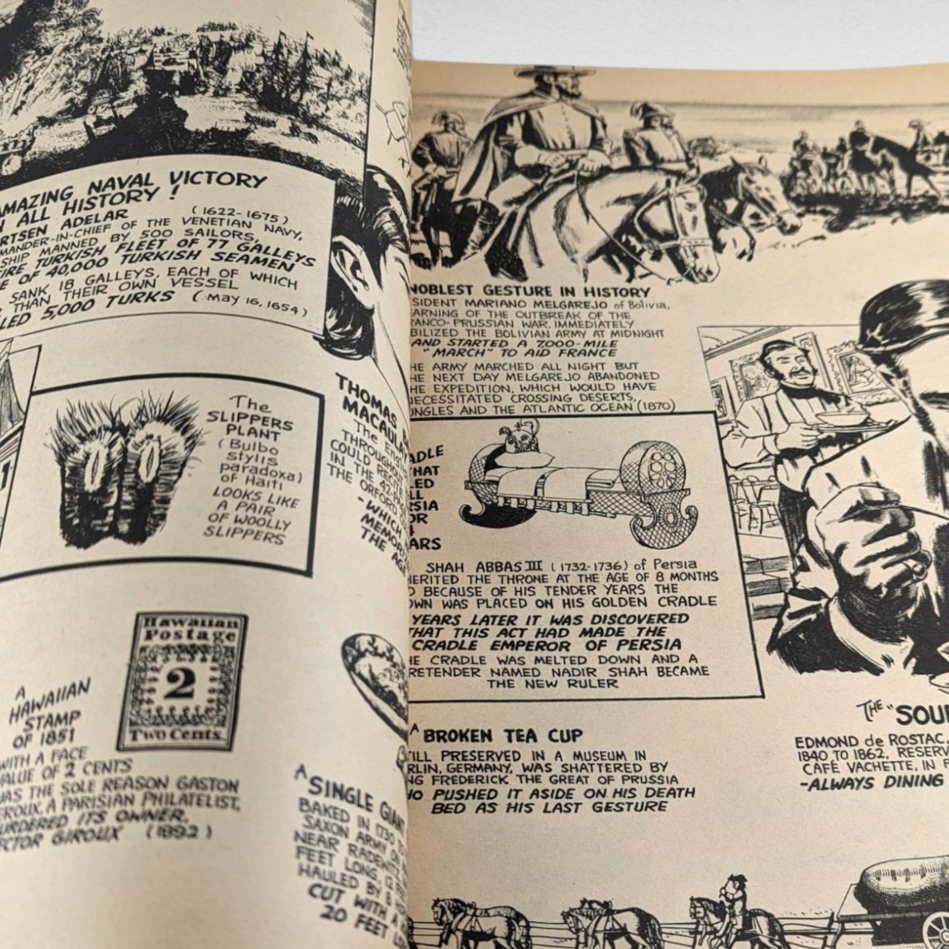Vintage 1976 Ripley's Believe It Or Not! Giant Softcover Book | Illustrated | Oddities & Wonders |  Lowell Thomas Introduction