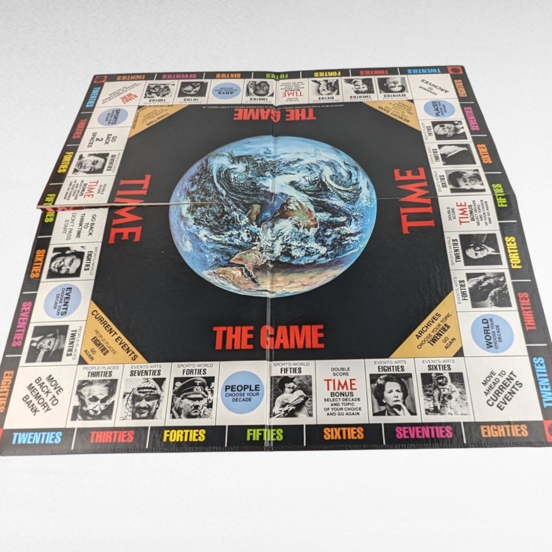 Vintage 1983 Time Magazine Trivia Board Game, Complete, Retro Game, Family Game Night, 80s Nostalgia, Gift for Trivia Buff