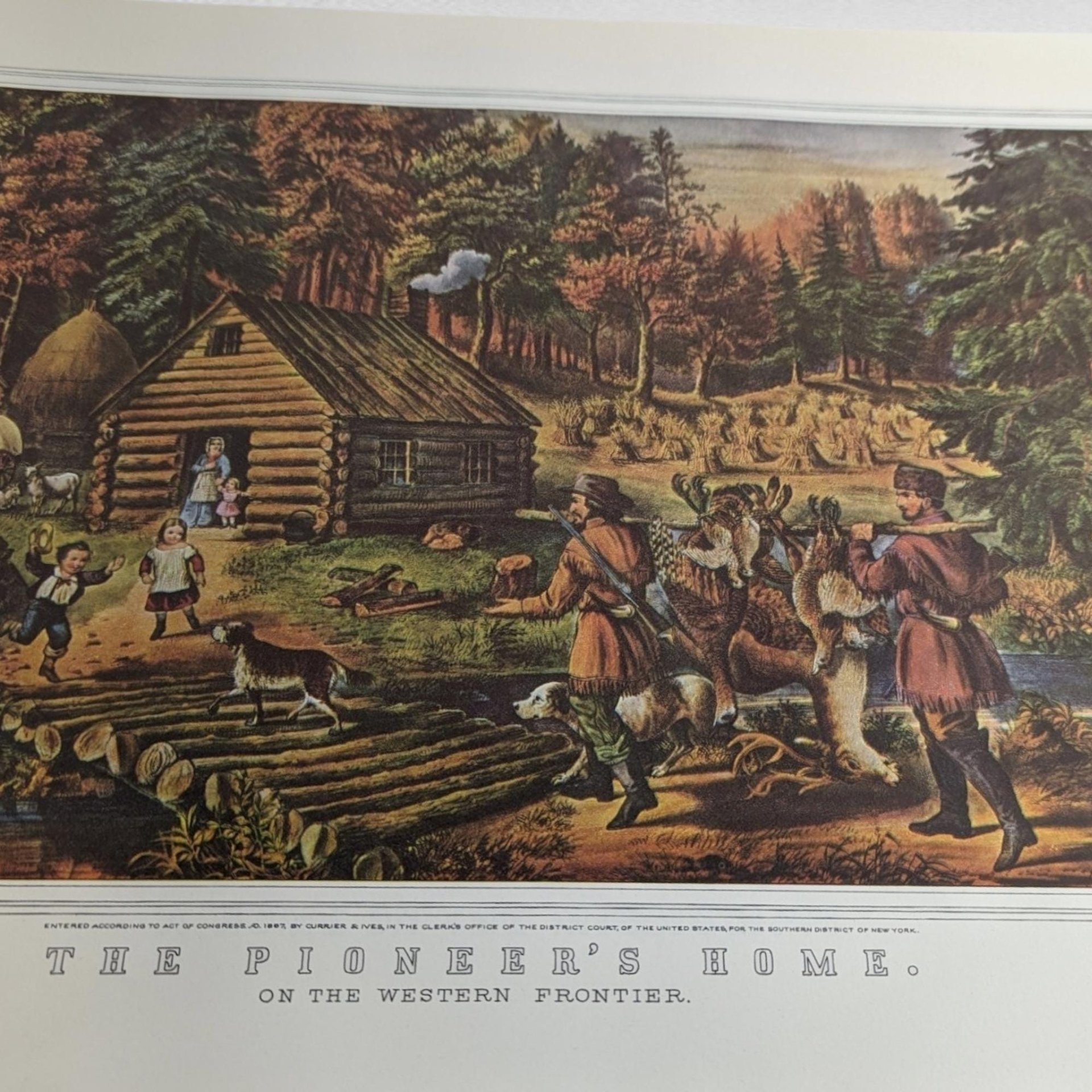1952 Currier and Ives America, Vintage Illustrated Book, Colin Simkin, Mid-19th Century Prints, Americana, History Book, Art Book