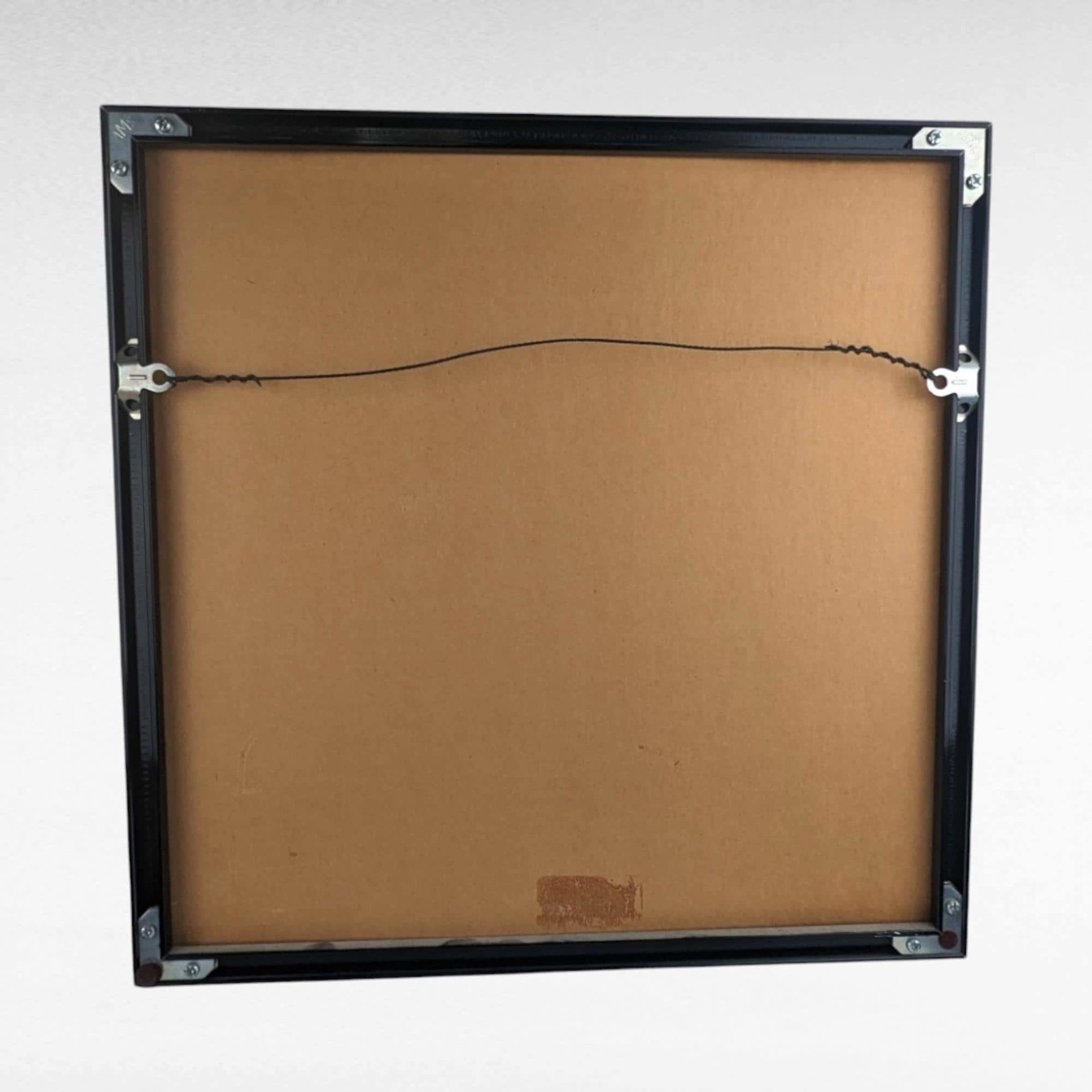 Vintage Framed Painting | Indian Folk Art | Tribal Art | Textile Art | Wall Decor | Camel and Traveler | 15.5"