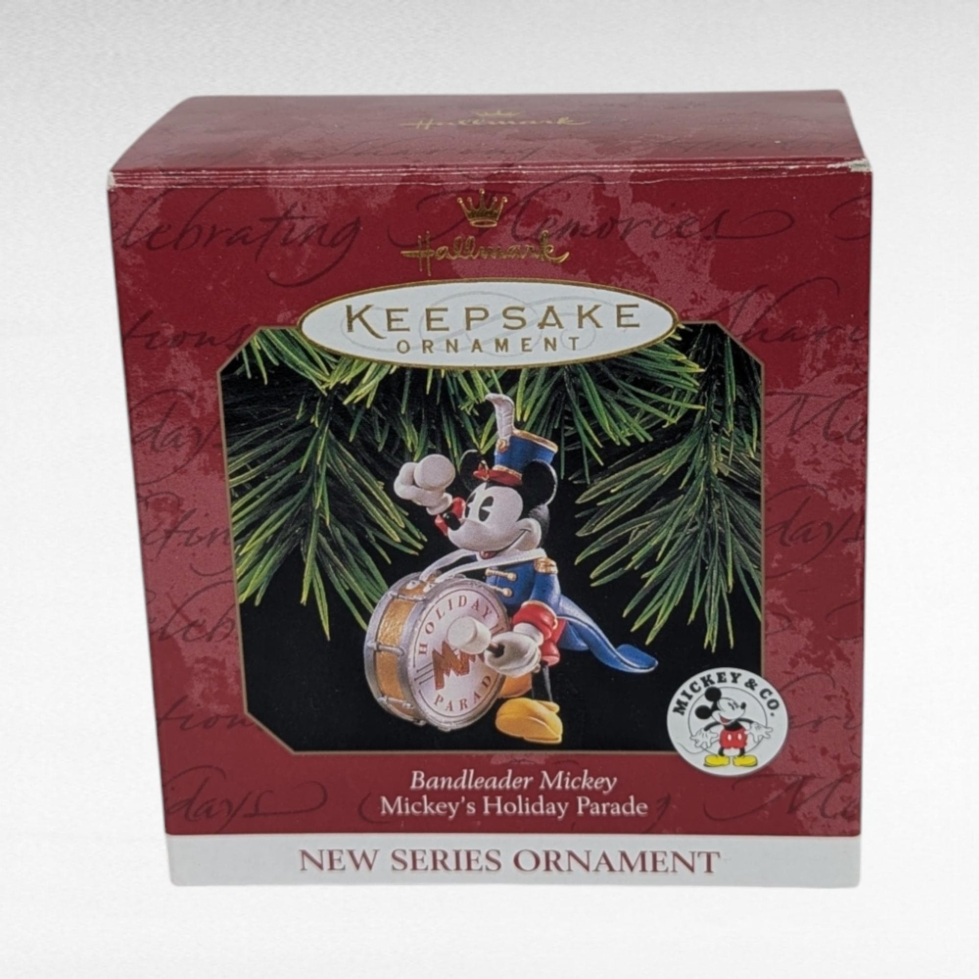 Vintage Hallmark Ornament Lot - 90s Keepsake Ornaments with Boxes - Mickey, Elves, Santa, & More