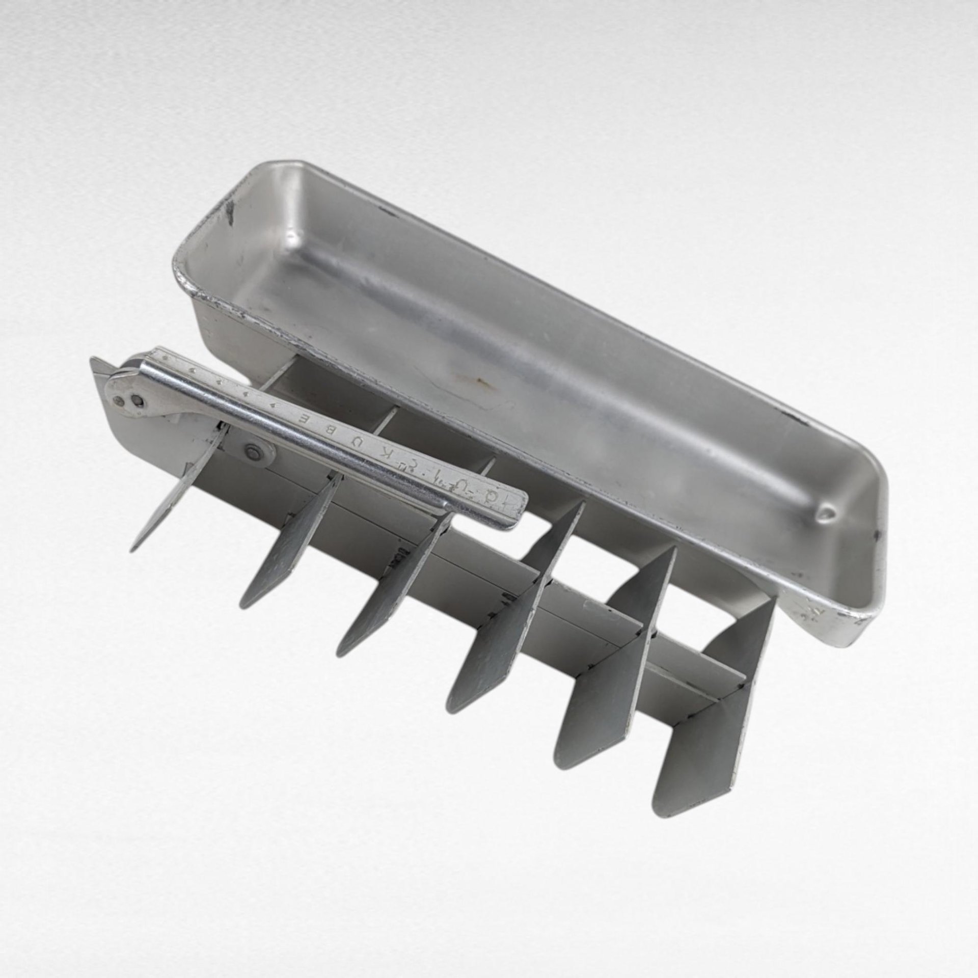Vintage Quickcube Aluminum Ice Cube Tray | Mid-Century Barware | Cocktail Enthusiast Gift | Retro Kitchen Decor