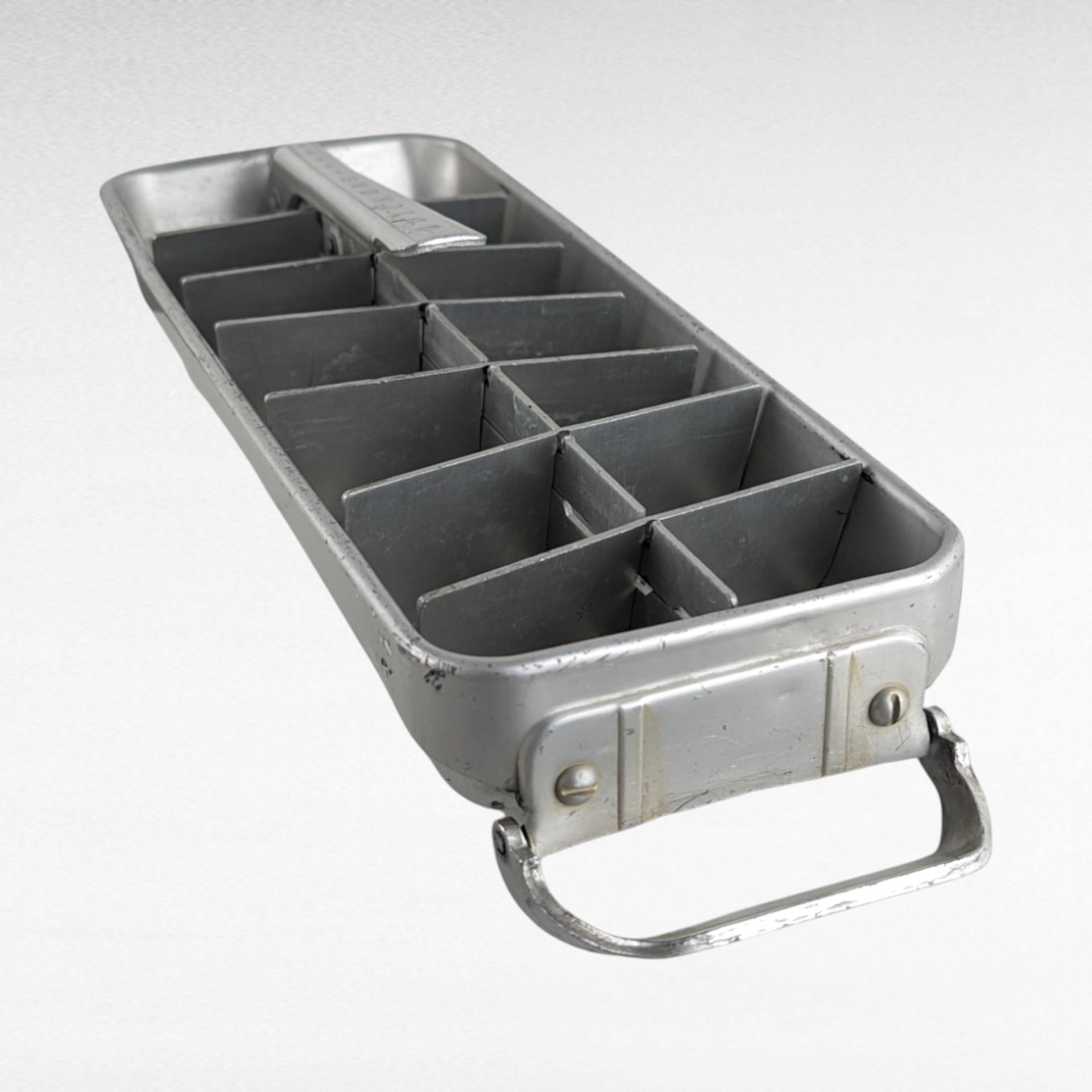 Vintage Quickcube Aluminum Ice Cube Tray | Mid-Century Barware | Cocktail Enthusiast Gift | Retro Kitchen Decor