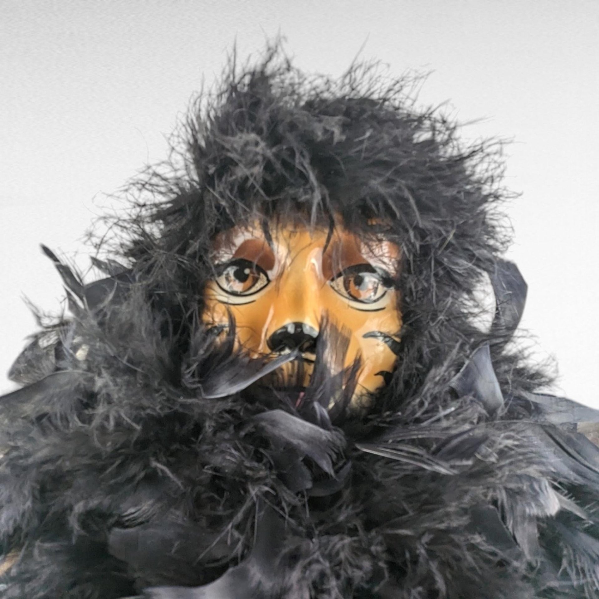 Crawfords Collectibles Miss Kitty Cat Doll | 27" Musical Plush Doll | Vintage Cat Collectible | Gothic Decor