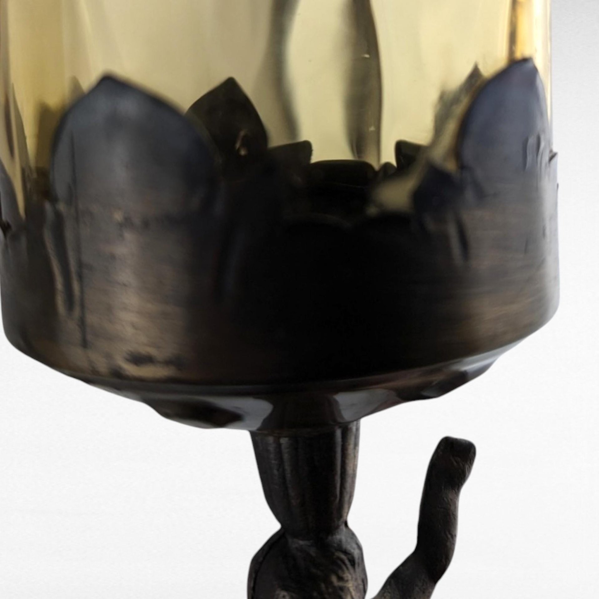 Vintage Bronze Cherub Candle Holder, Hollywood Regency Style, Marble Base, Votive Holder,  Unique Home Décor