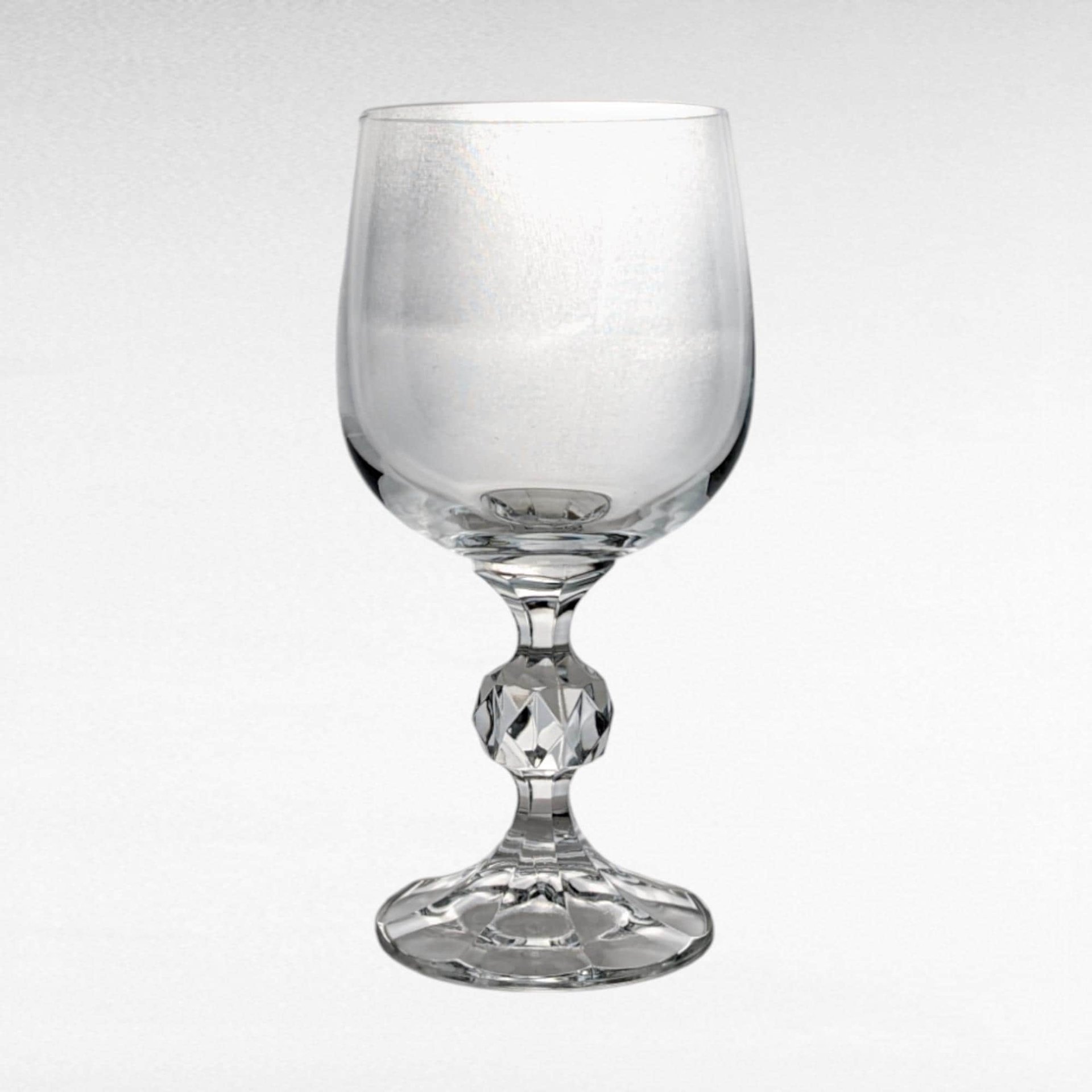 Vintage Bohemia Claudia Crystal Wine Glasses | Set of 4 | 8 oz | 1987 | With Original Box