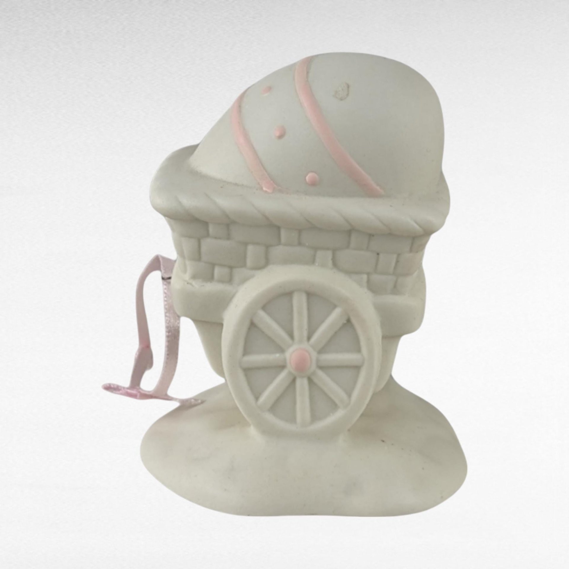 Dept 56 Snowbunnies Easter Wagon & Egg Cart | Springtime Stories Collection | Porcelain Figurine