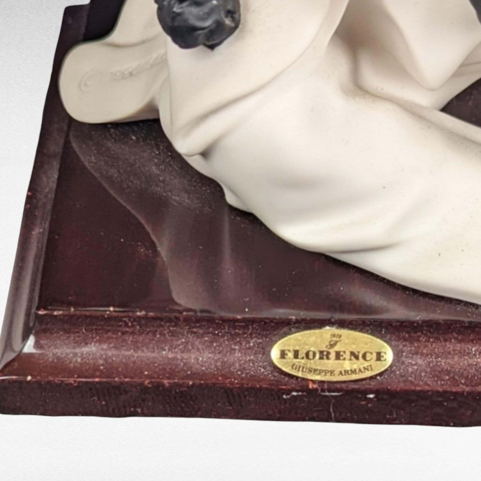 Giuseppe Armani Pierrot Figurine | Porcelain Clown Statue | Commedia dell'Arte | 0749P | Vintage Italian Art