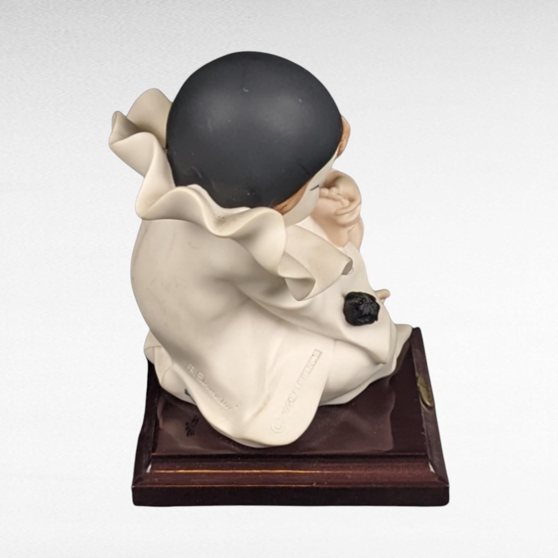 Giuseppe Armani Pierrot Figurine | Porcelain Clown Statue | Commedia dell'Arte | 0749P | Vintage Italian Art