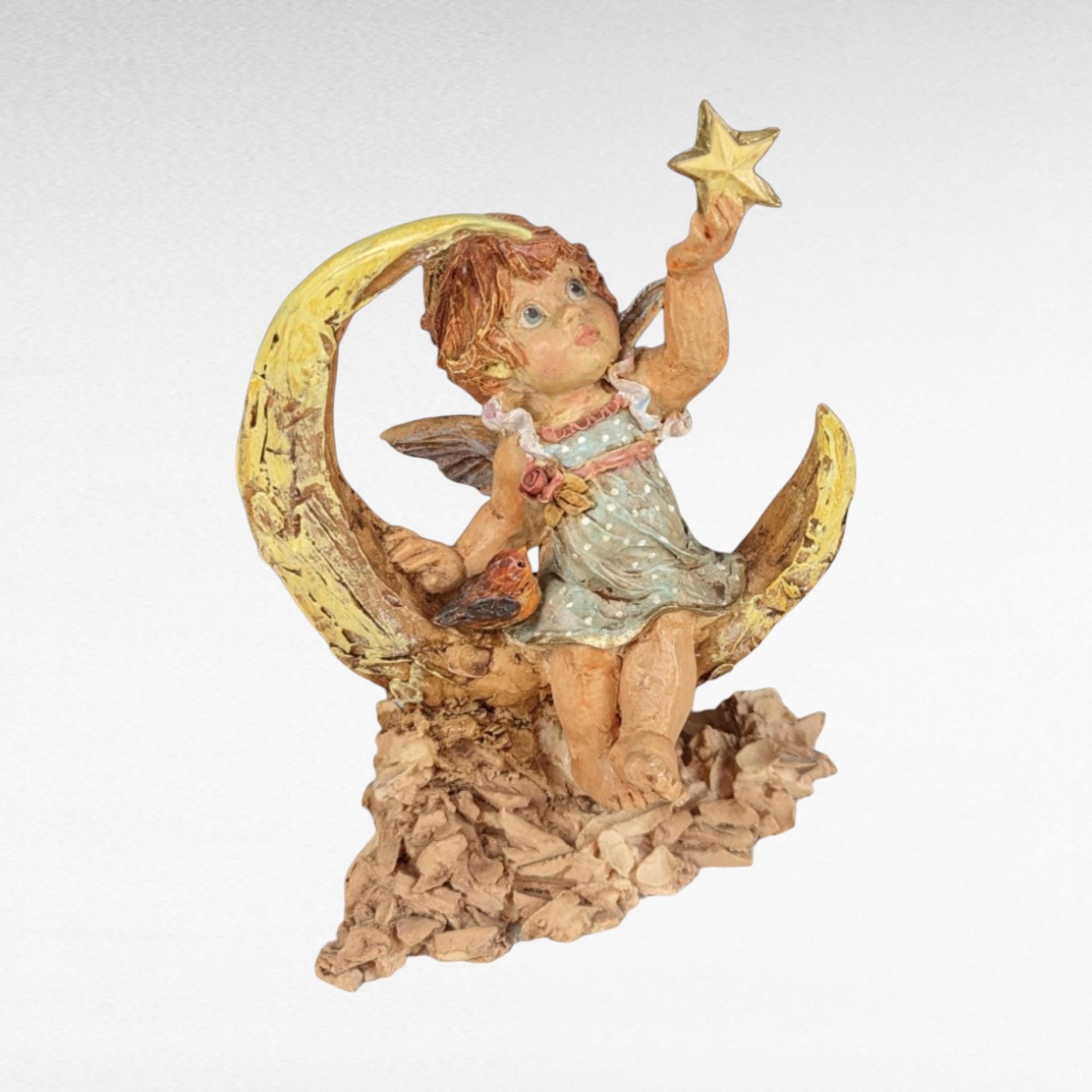 Enesco Whittle Nursery Rhymes Figures, Set of 2, Twinkle Star & Jack Horner, COA