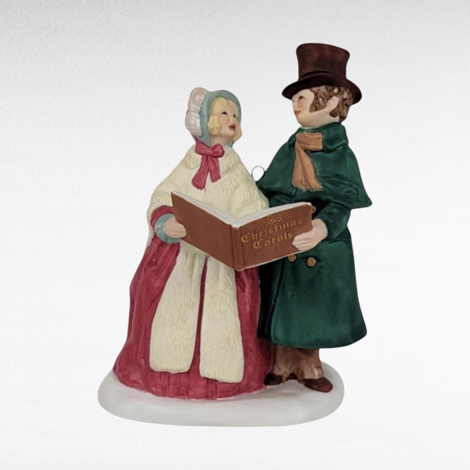 Vintage Hallmark Keepsake Ornaments, Lot of 5, Dickens Carolers, Bells