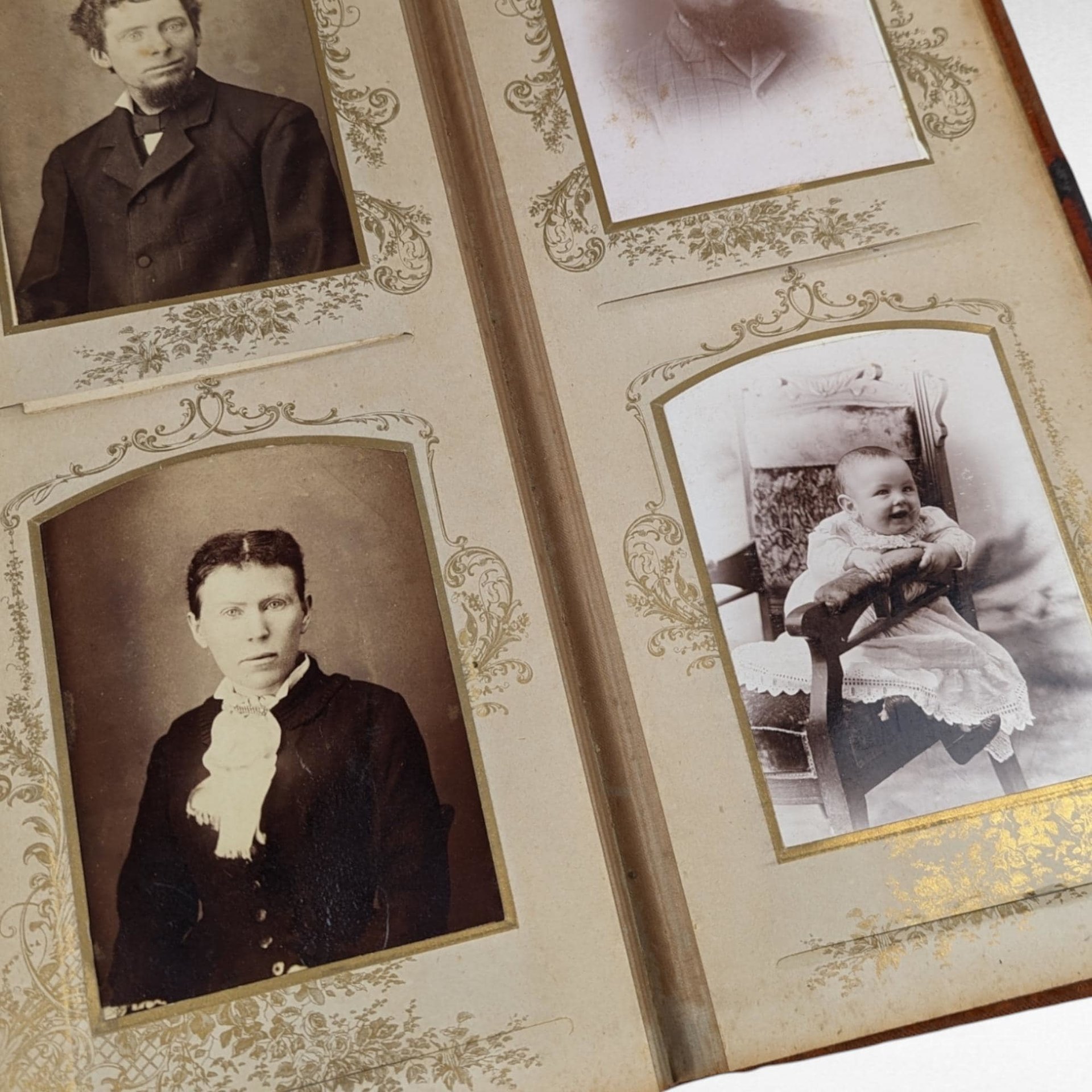 Antique 1800s Family Photo Album | South Dakota Family History | Original Photos | Genealogy Research