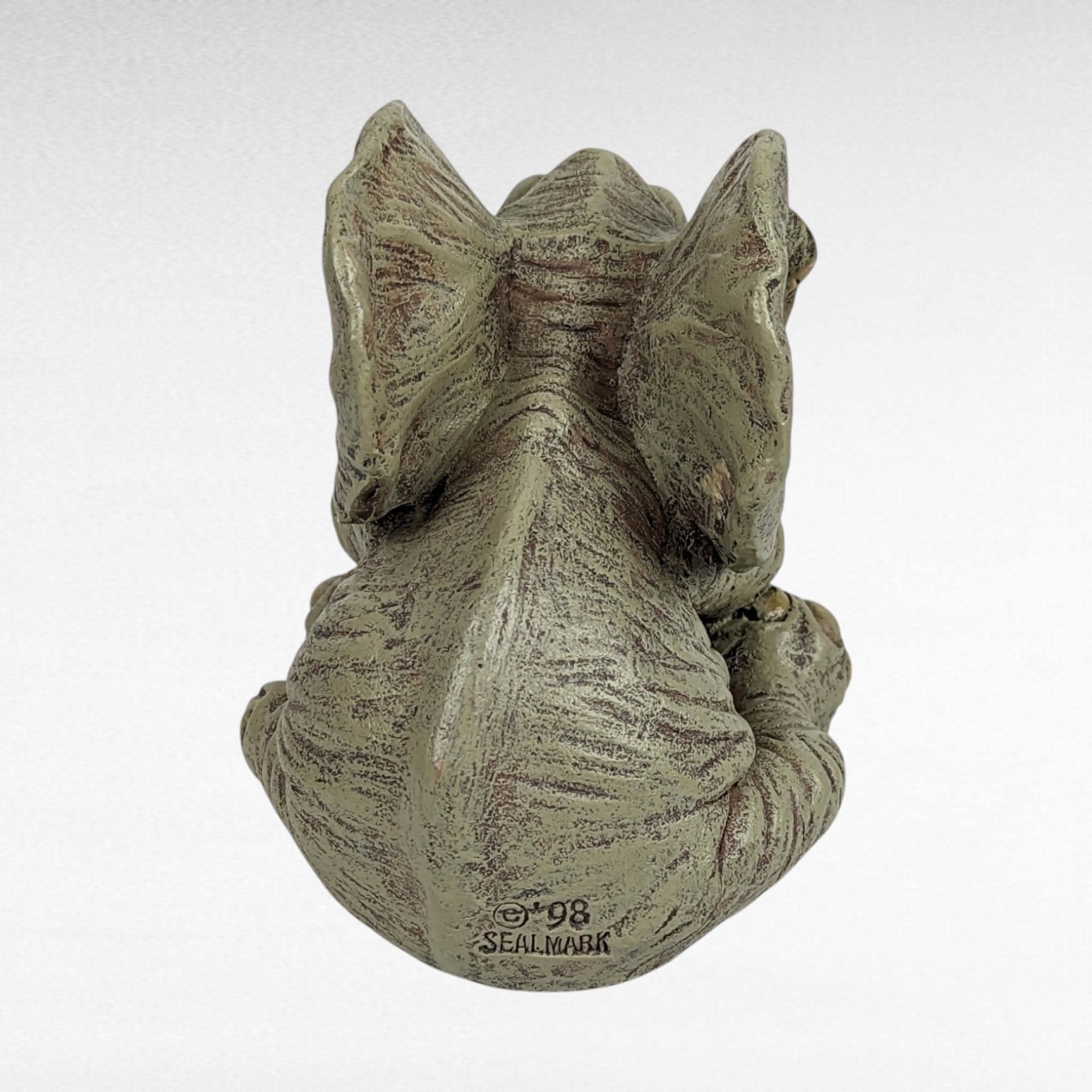 1998 Sealmark Elephant Figurine, Whimsical Elephant Statue, Collectible Animal Figurine, Unique Gift for Elephant Lovers