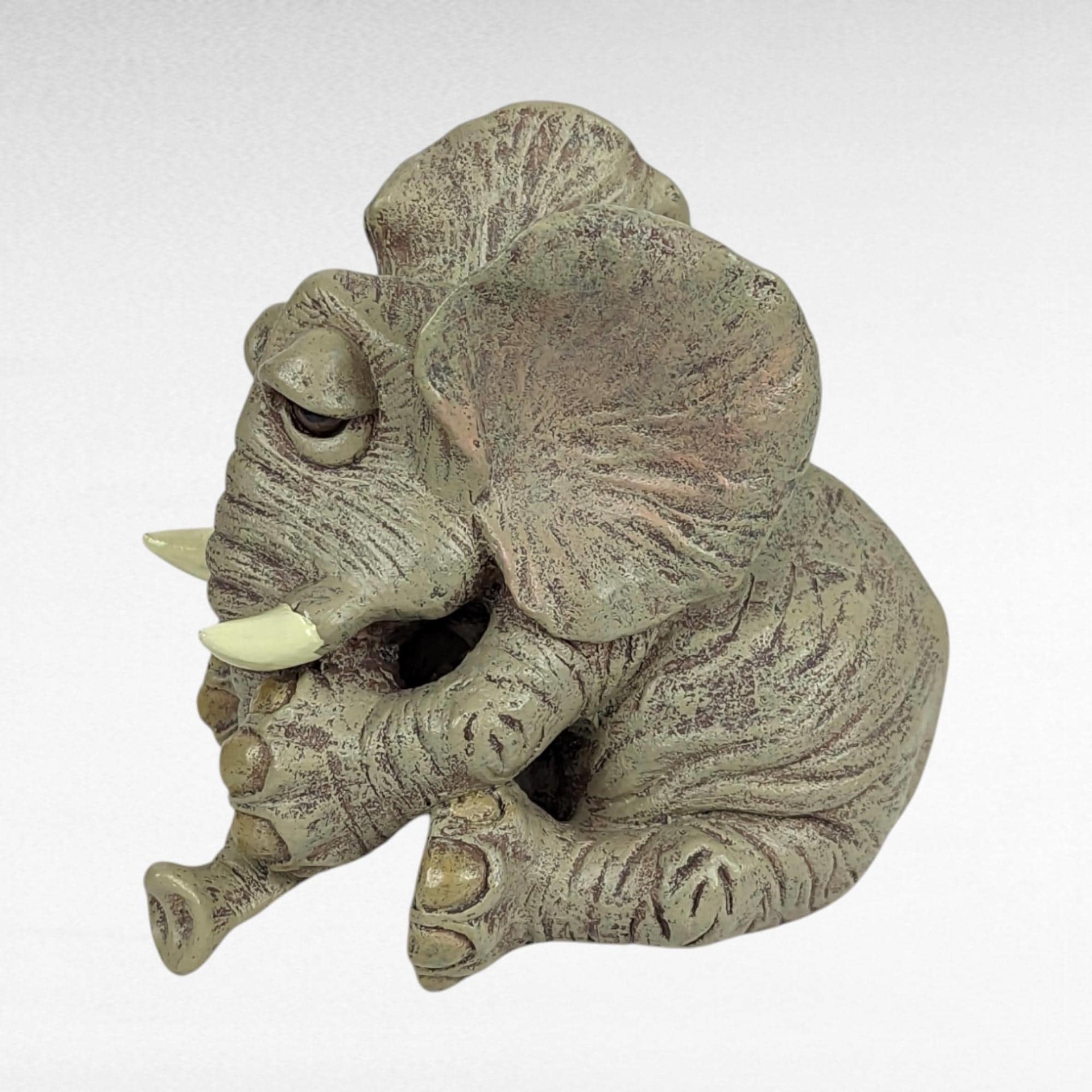 1998 Sealmark Elephant Figurine, Whimsical Elephant Statue, Collectible Animal Figurine, Unique Gift for Elephant Lovers