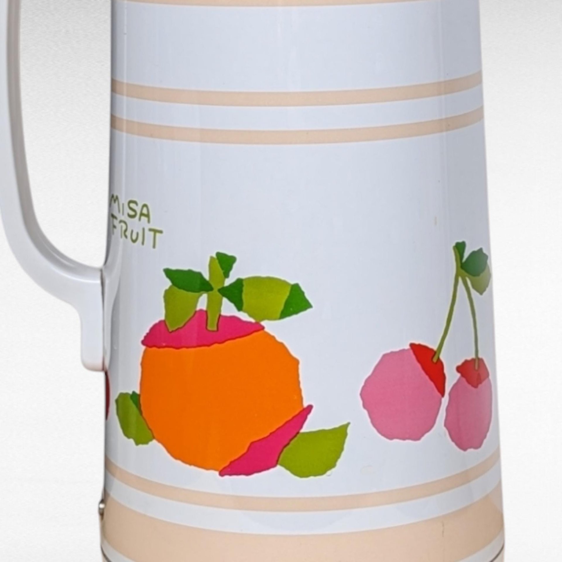 Vintage Diamond Misa Fruit Insulated Serving Pitcher, 1 Liter,  Mid-Century Modern, Made in Japan, with Original Box