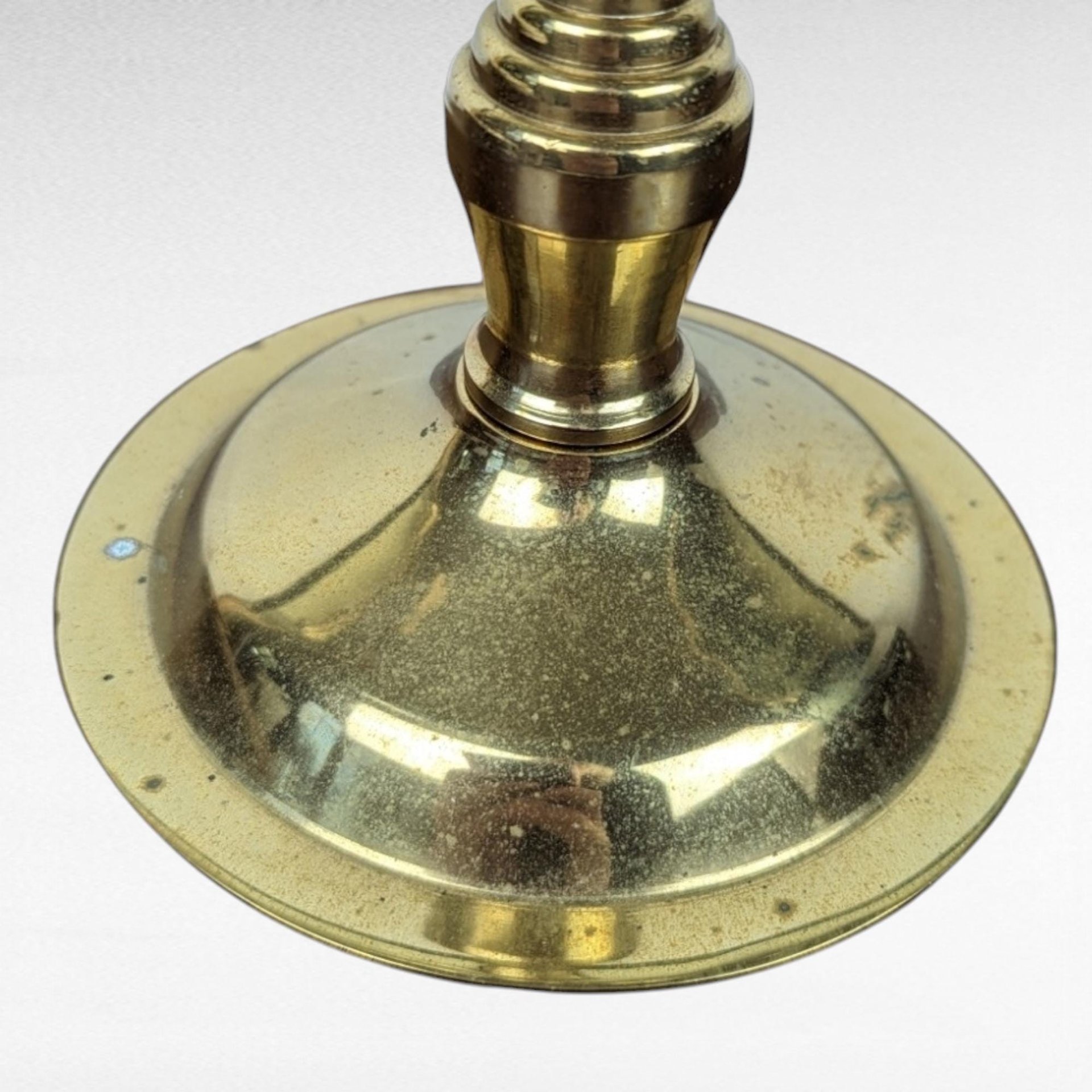 Vintage Brass Tone Candle Holder, Unique Candle Holder, Taper Candle Holder, Centerpiece