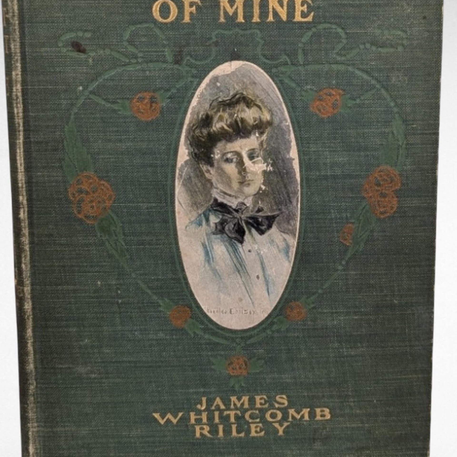 1902 Antique Poetry Book, An Old Sweetheart of Mine, James Whitcomb Riley, Illustrated by Howard Chandler Christy, The Bobbs-Merrill