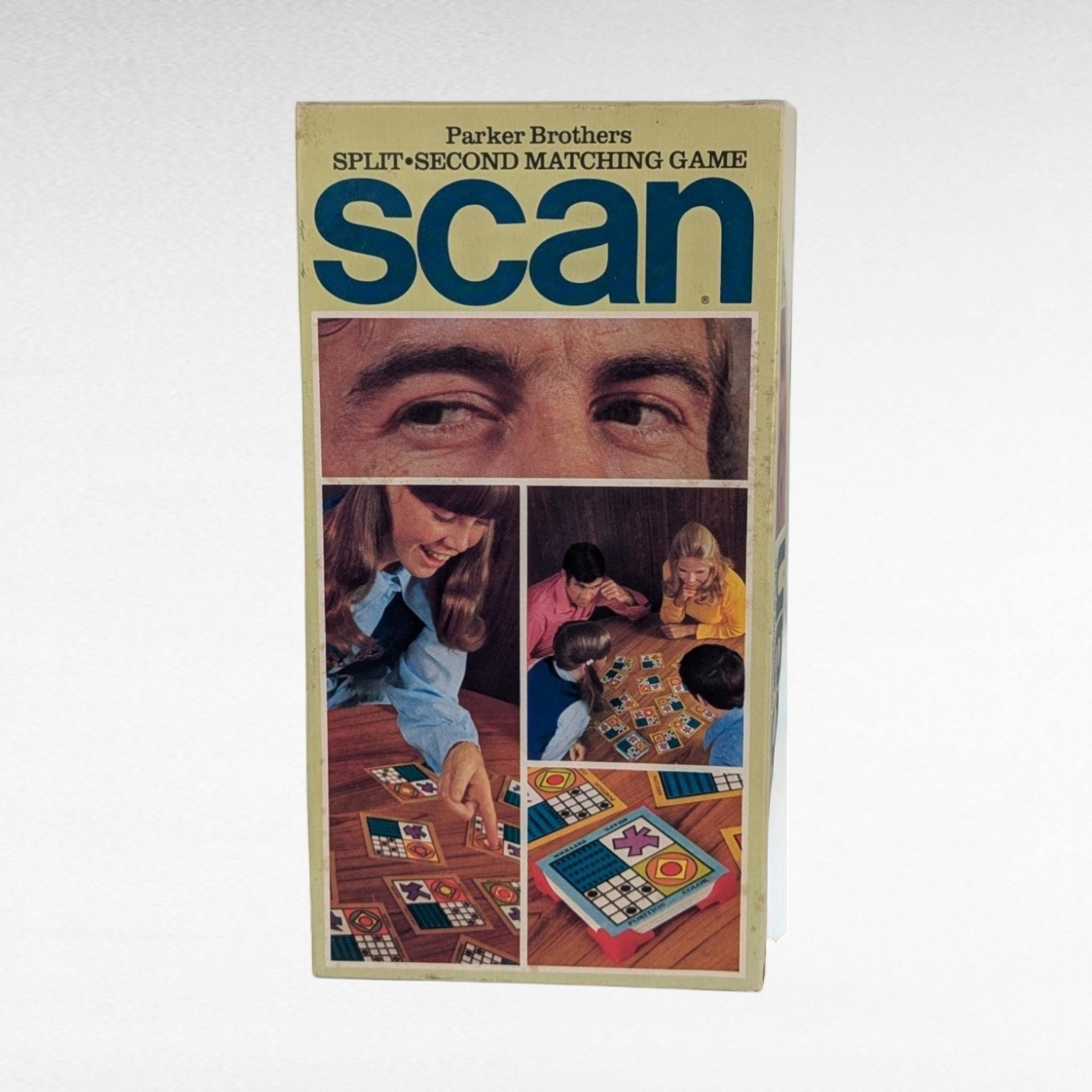 1970 Parker Brothers Scan Card Game, Vintage Matching Game, Family Game, Card Game, Collectible Game, Retro Game