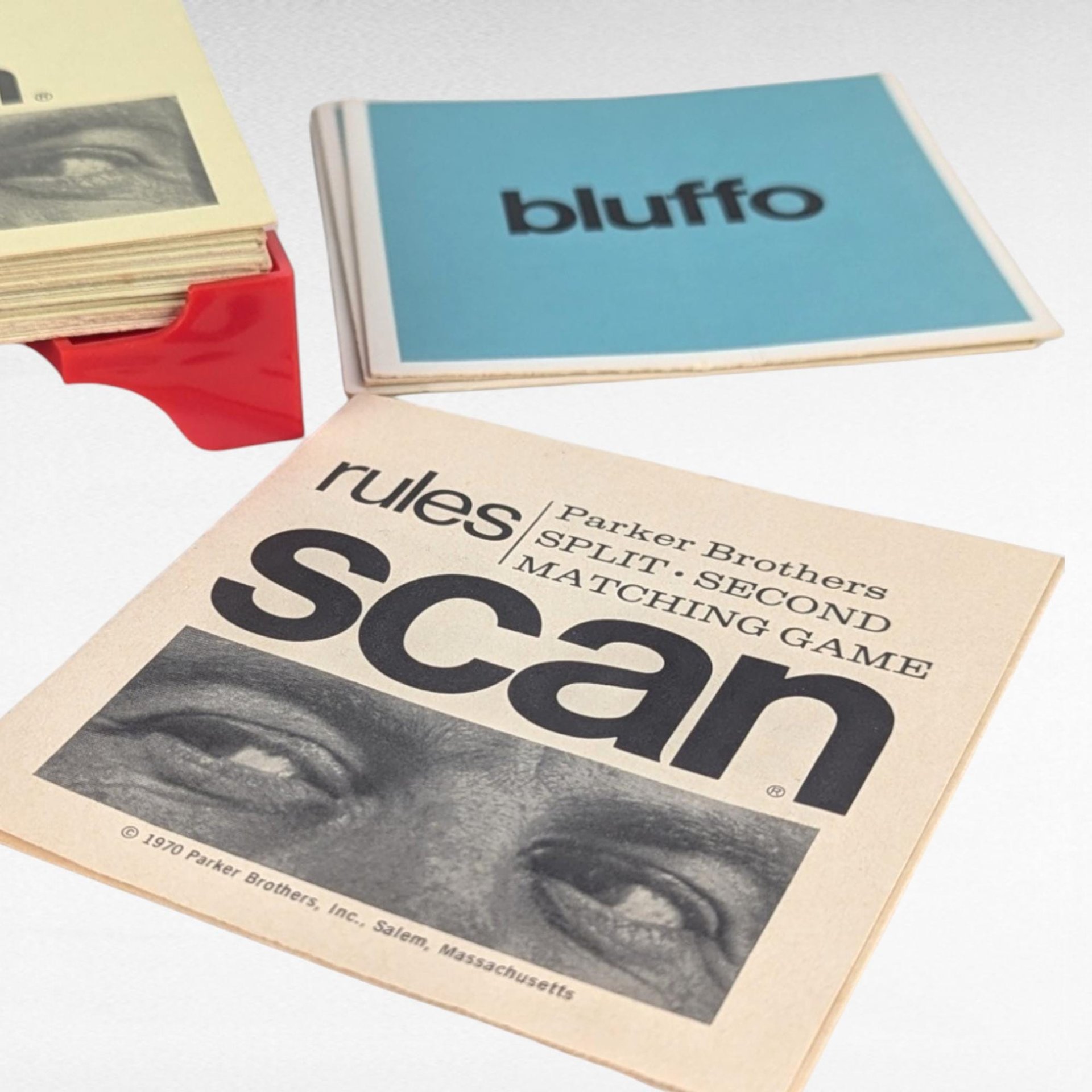 1970 Parker Brothers Scan Card Game, Vintage Matching Game, Family Game, Card Game, Collectible Game, Retro Game