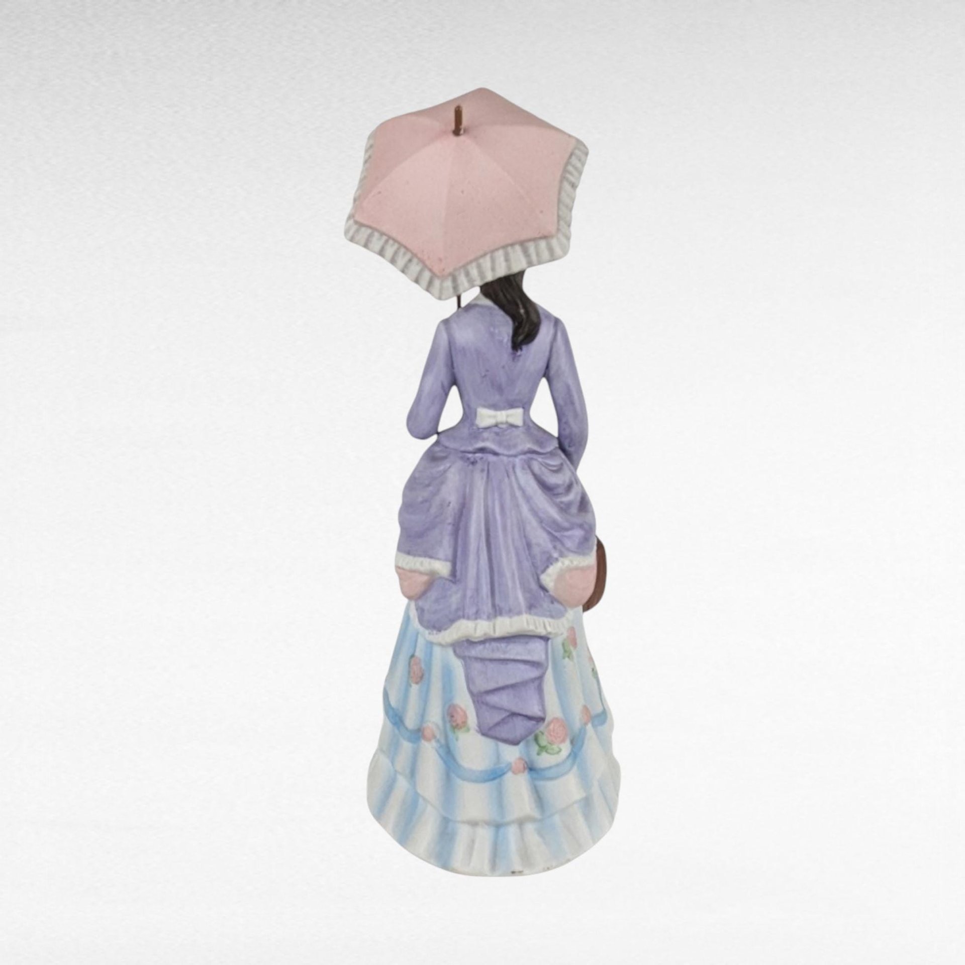 1978 Avon Mrs. Albee Award Figurine, Vintage Avon Collectible, Woman with Umbrella,  Sales Achievement Award,  Ceramic Figurine