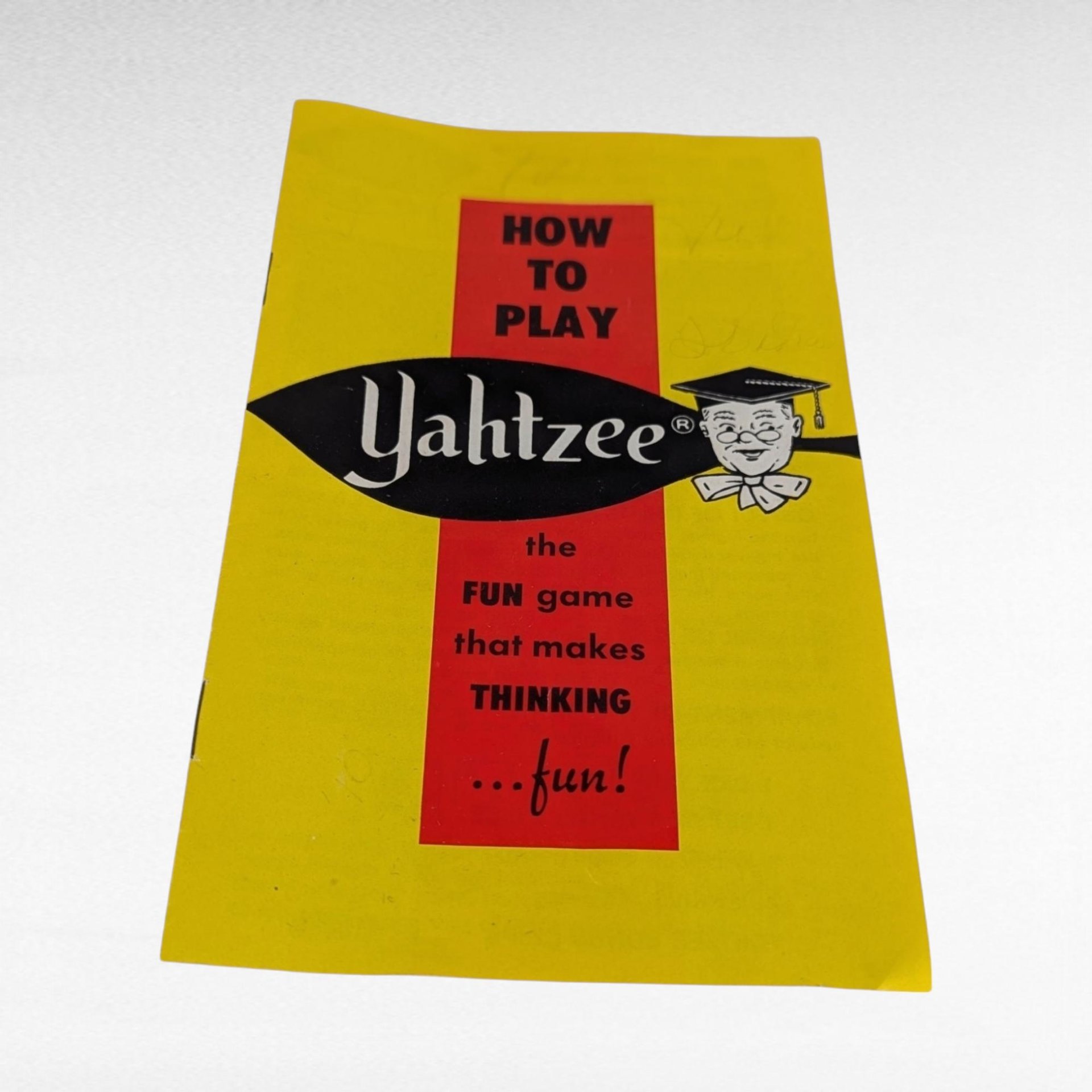 Vintage Lowe Yahtzee Game, Dice Game, Family Game, Collectible Game, Retro Game, 1950s