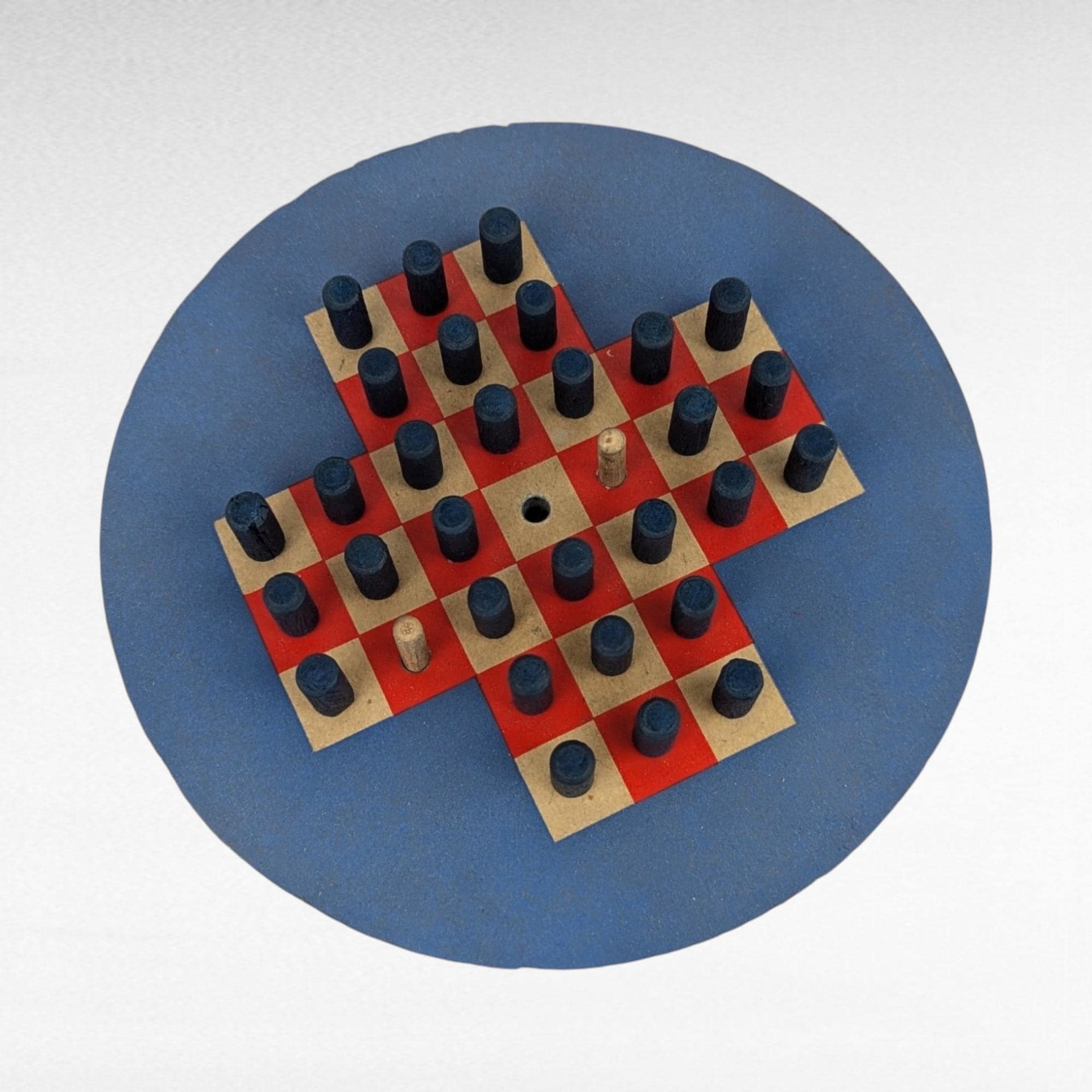 1920s Puzzle Peg Game, Lubbers & Bell, Vintage Educational Game, Brain Teaser, Puzzle Game, Collectible Game, Antique Toy