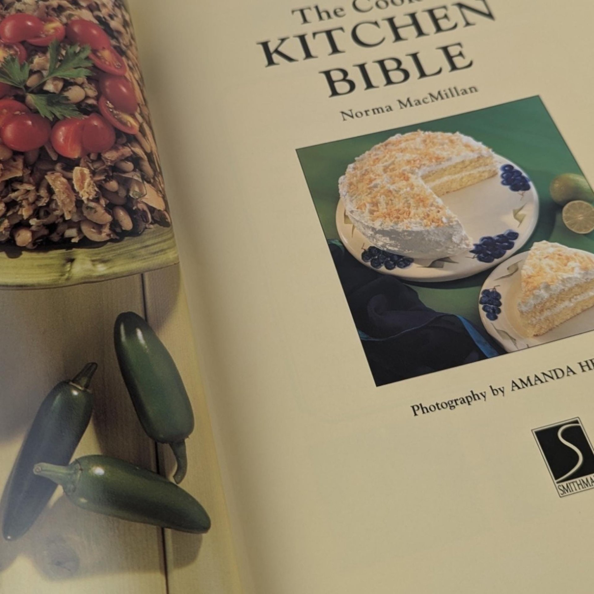 1995 The Cook's Kitchen Bible Cookbook, Norma MacMillan, Hardcover Cookbook, Illustrated Recipes, Cooking Techniques, Gift for Cooks