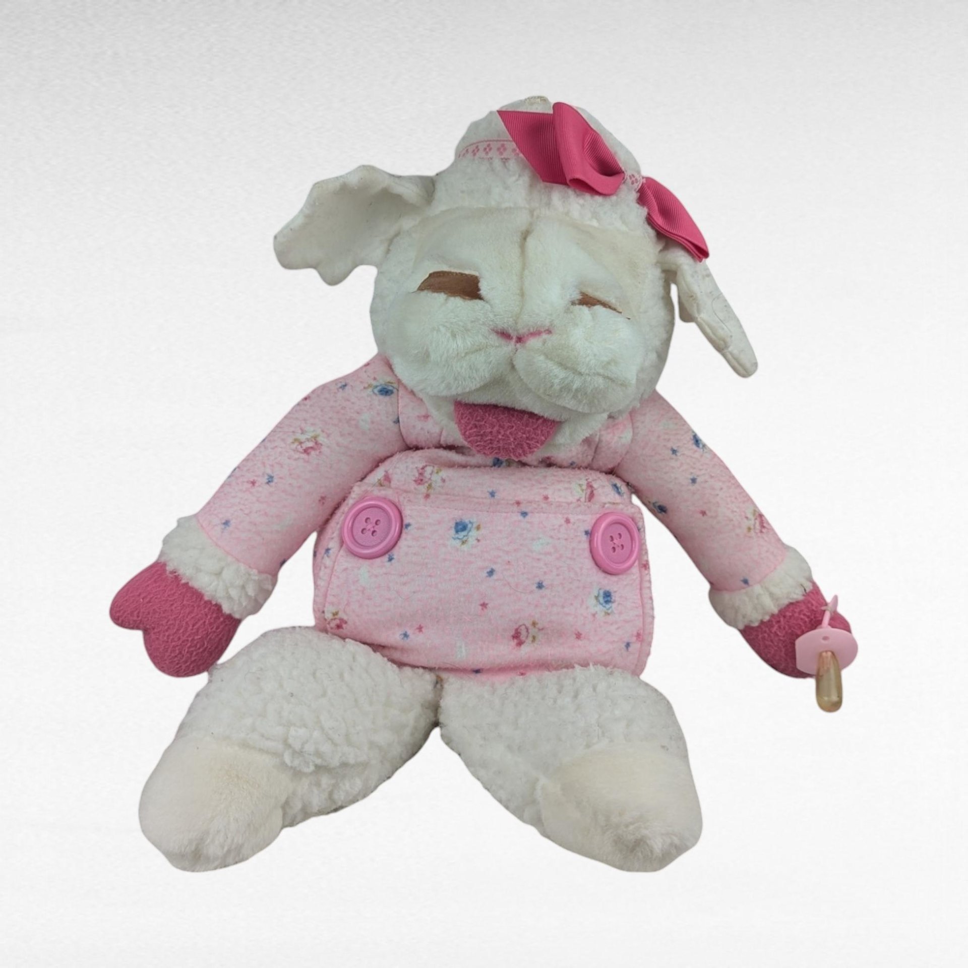 Vintage 1990 Baby Lamb Chop Plush Hand Puppet, Shari Lewis, Lamb Chop Toy, 90s Nostalgic Toy,  Kids Gift, Puppet Show