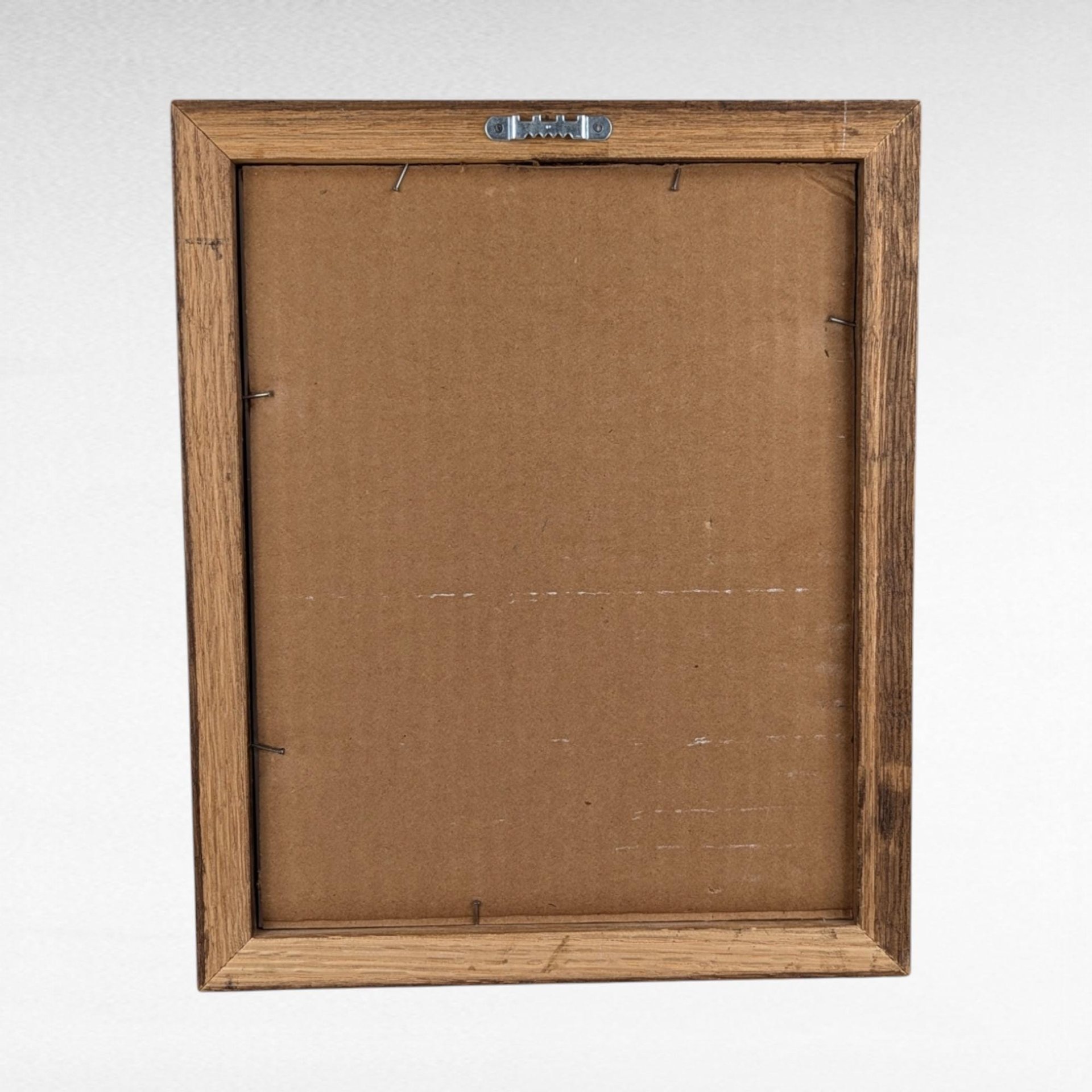 Vintage Signed Maija "Silent Partners" Framed Print, Native American Art, Wolf, Wall Decor, Collectible, 12x9.75 Inches