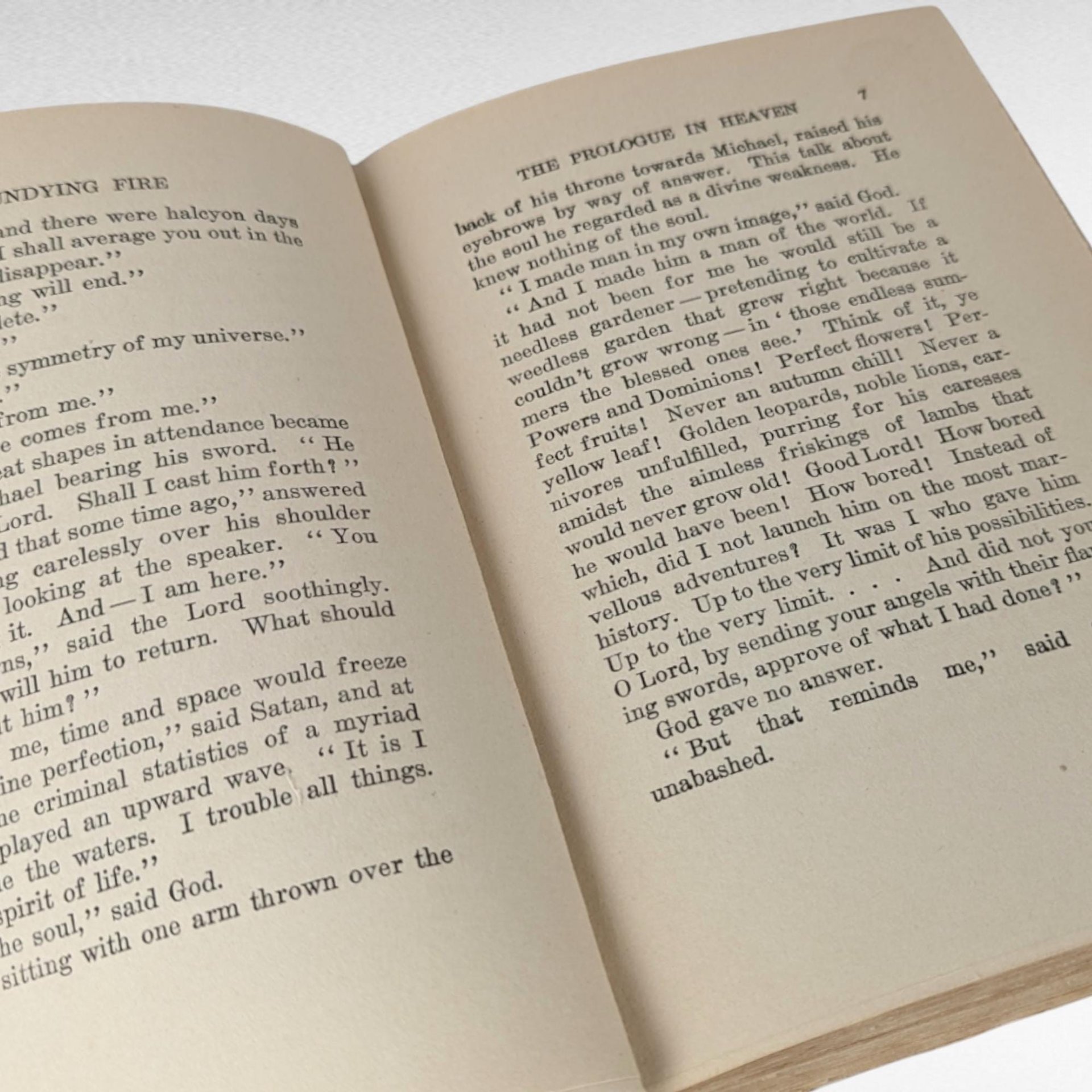 1919 H.G. Wells The Undying Fire, First Edition, Hardcover Book, Antique Book, Science Fiction, Social Commentary