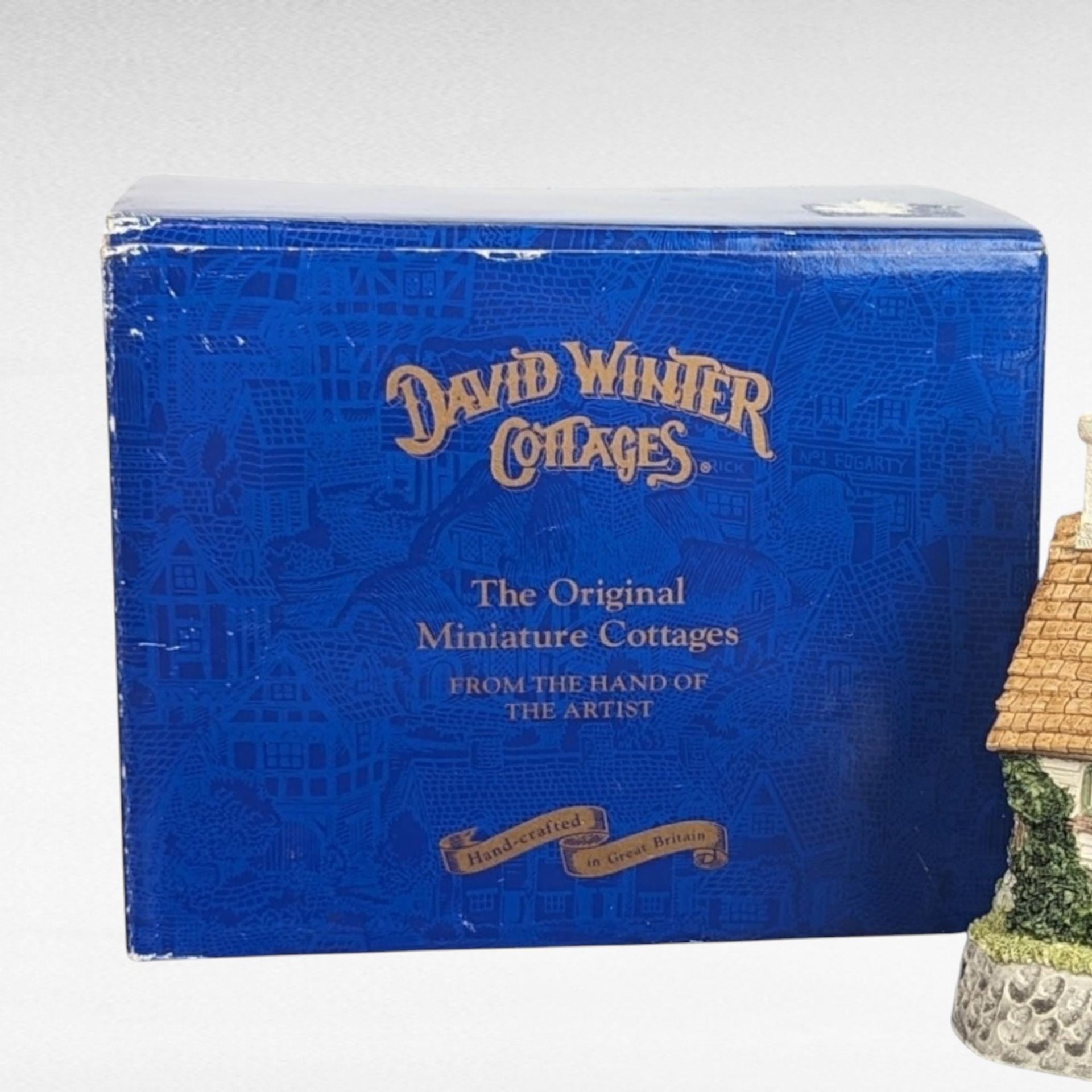 David Winter The Model Dairy Cottage | 1995 Handcrafted English Village Figurine | Collectible Miniature with Box | 4 Inches