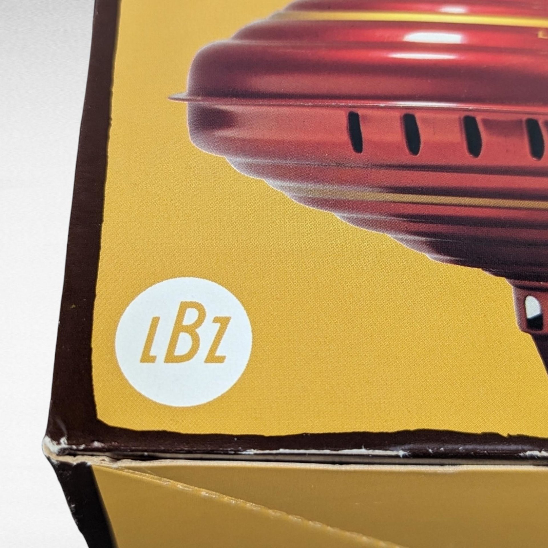 Vintage LBZ Nostalgic Spinning Top | German Tin Toy | Classic Toy with Box | Collectible Toy