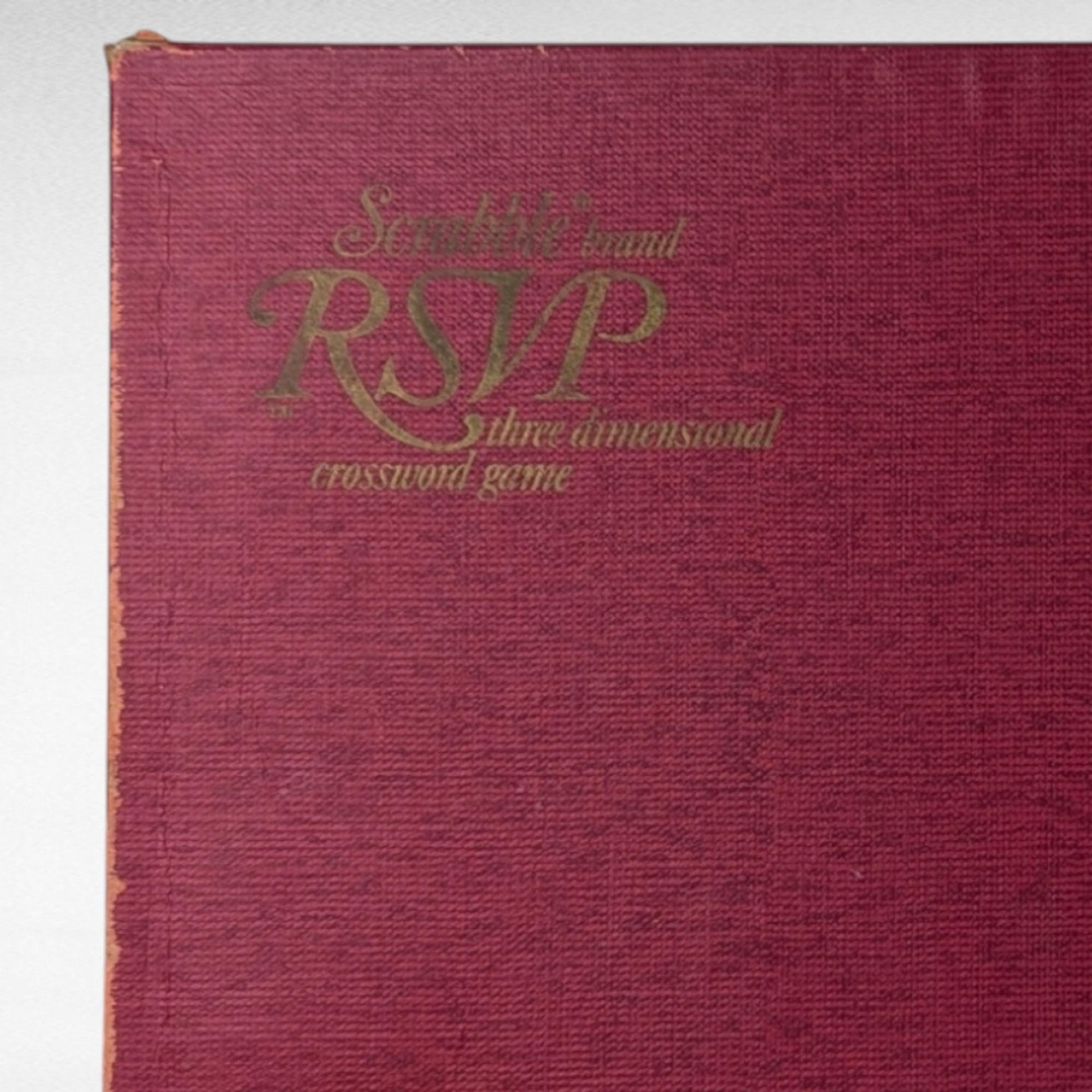 Vintage 1966 Scrabble RSVP Game | Complete with All Pieces | Three Dimensional Crossword Game | Retro Board Game | Family Game Night