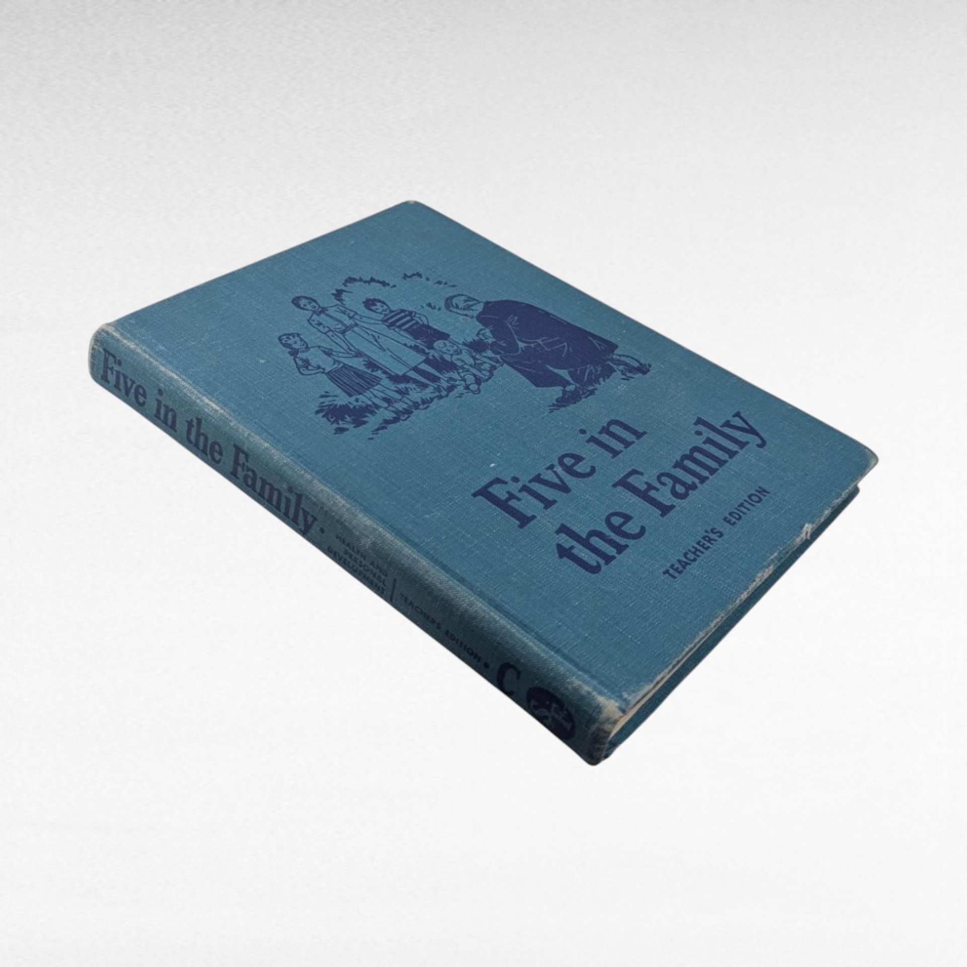 1946 Five in the Family Teacher's Edition | Vintage Hardcover Book | Mid-Century Children's Literature | Homeschooling Resource