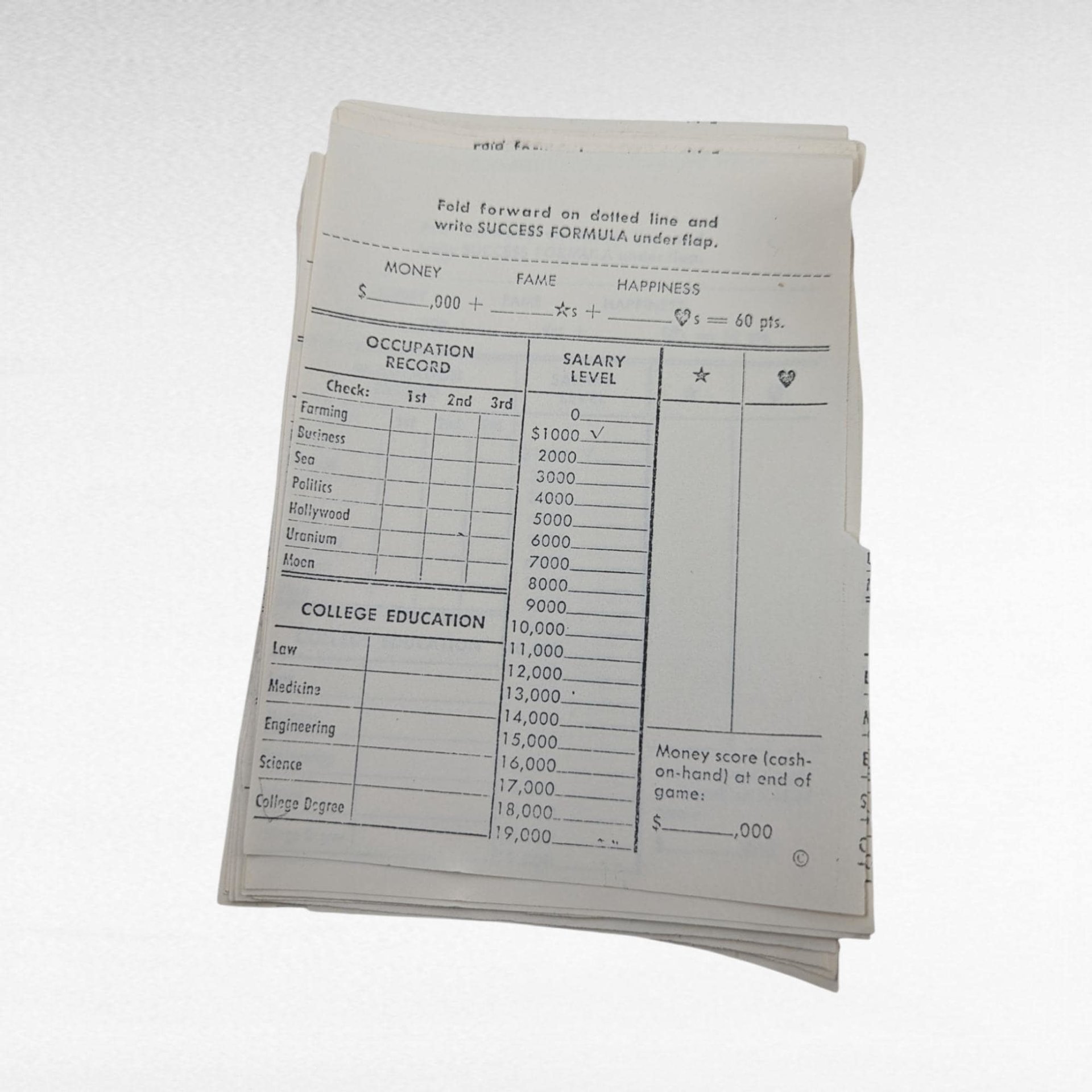 Vintage 1955 Careers Board Game | Parker Brothers | Retro Board Game | Family Game Night | Collectible Game