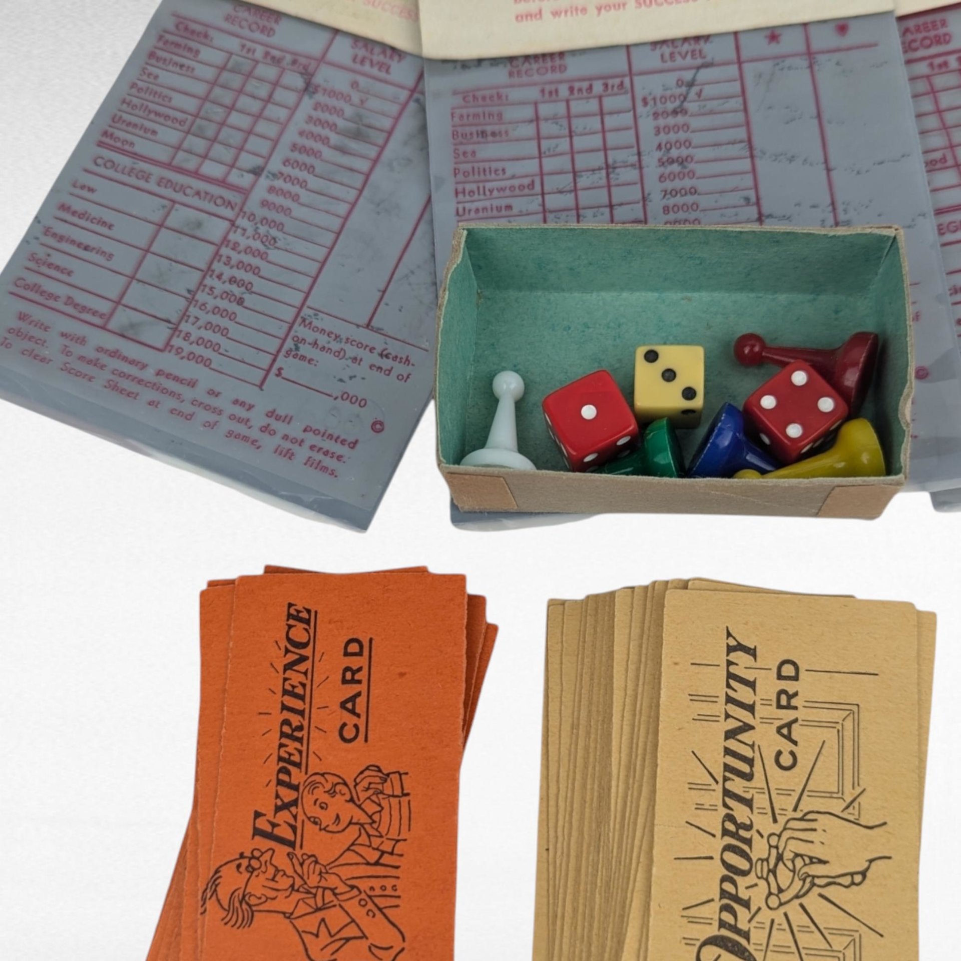 Vintage 1955 Careers Board Game | Parker Brothers | Retro Board Game | Family Game Night | Collectible Game