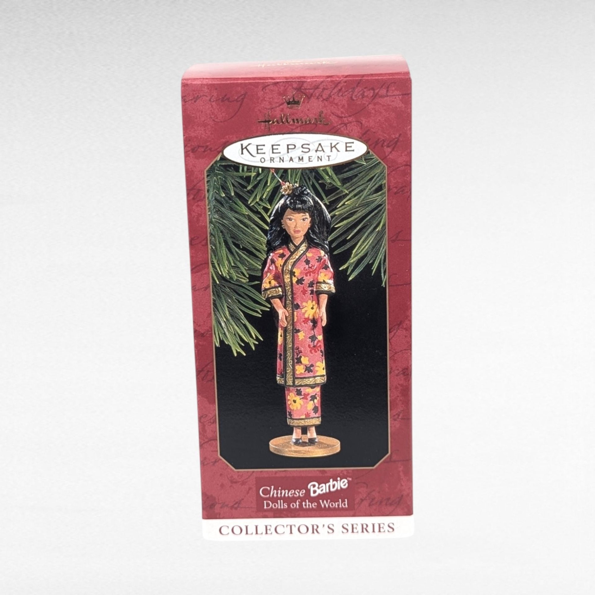 1997 Hallmark Keepsake Chinese Barbie Ornament | Dolls of the World Series | Vintage Barbie Ornament | Christmas Ornament