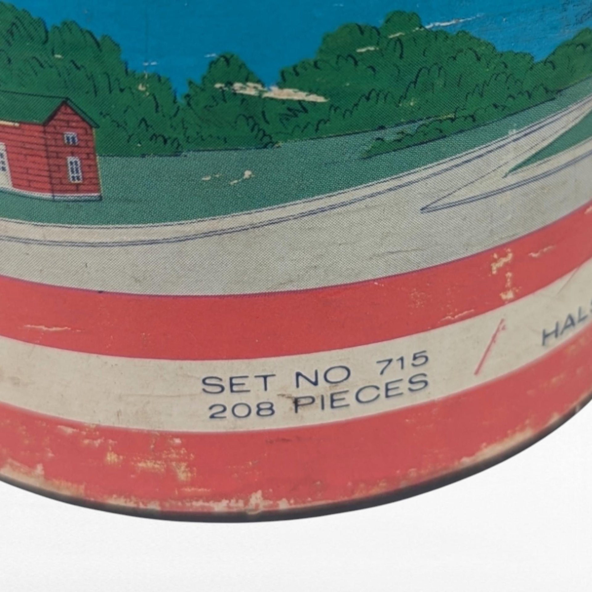 Vintage American Plastic Bricks by Halsam Products - Construction Toy - Incomplete Set